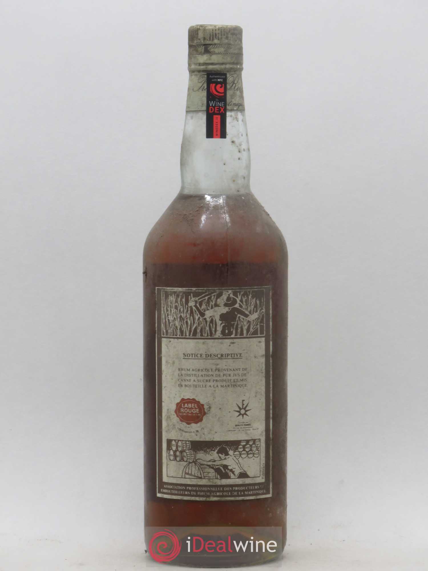 Rhum Vieux Plantation de Martinique Trois Rivières Label Rouge 1970 - Lot de 1 bouteille - 1