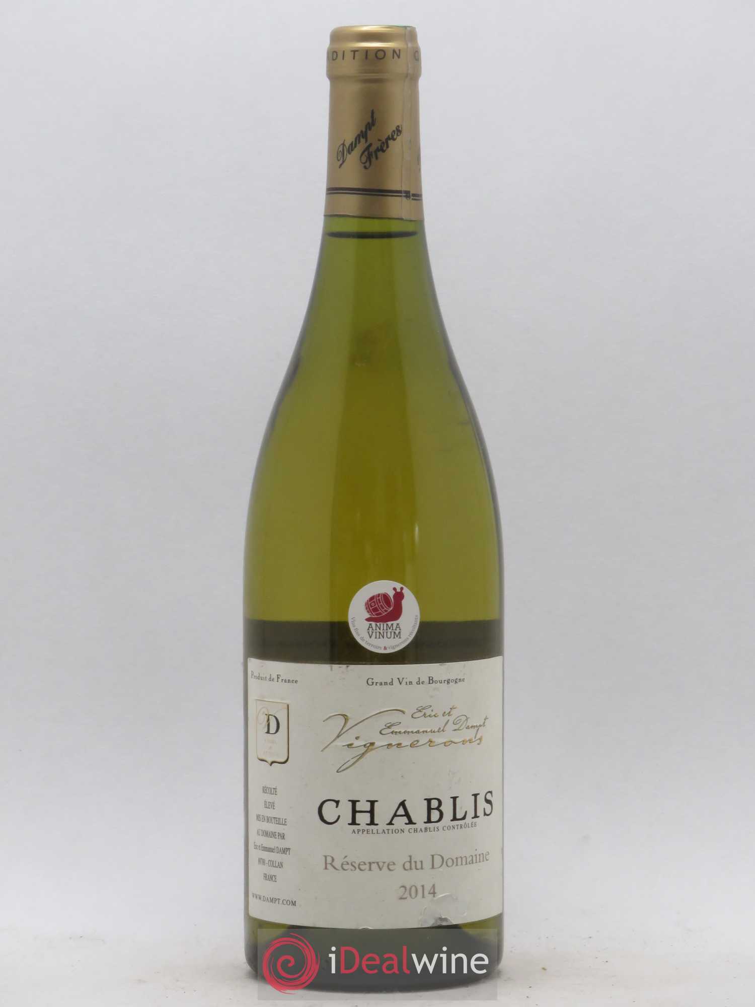 Chablis Reserve du Domaine Eric et Emmannuel Dampt 2014 - Posten von 1 Flasche - 0