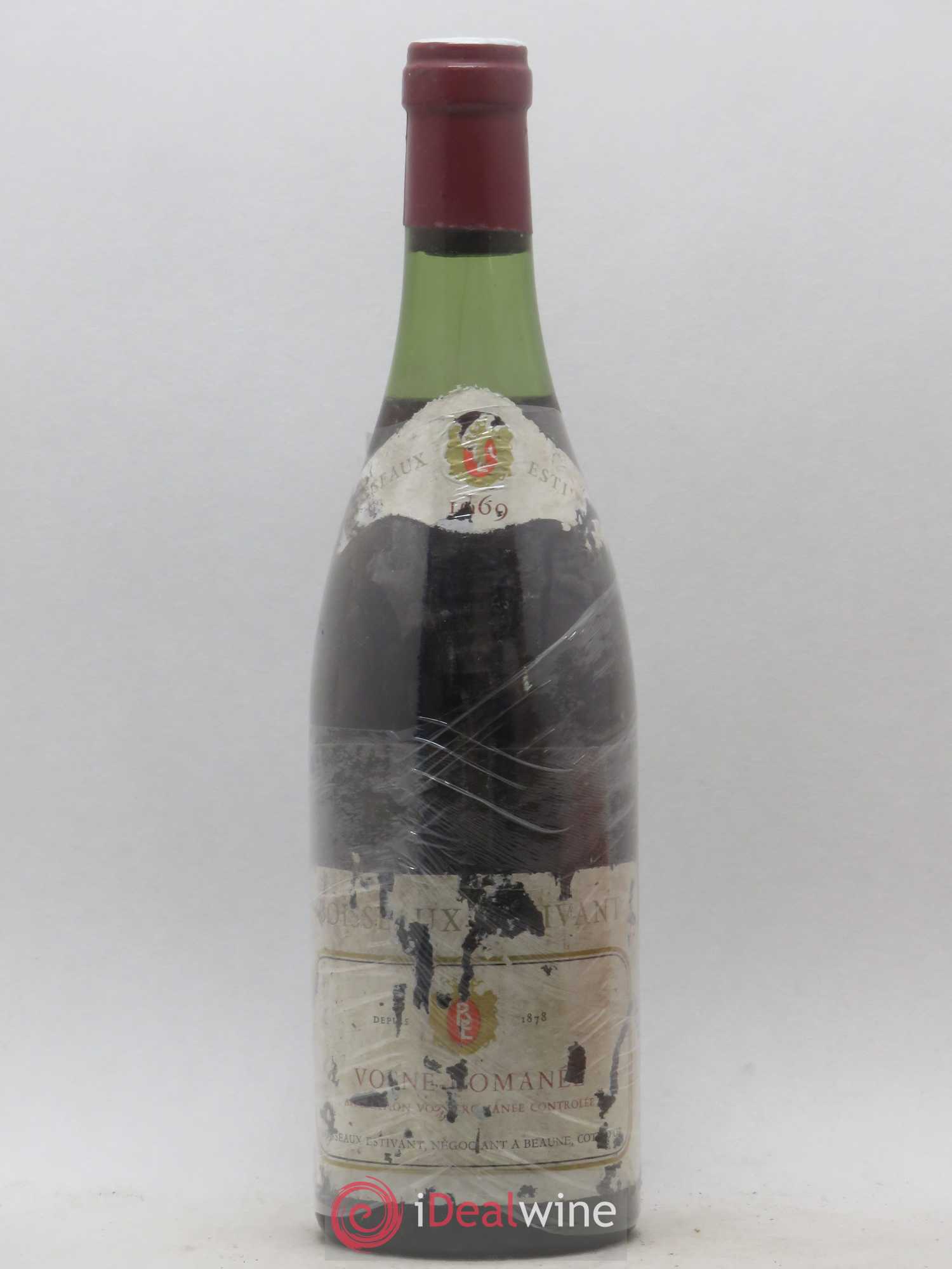 Vosne-Romanée Boisseaux Estivant 1969 - Lot de 1 bouteille - 0