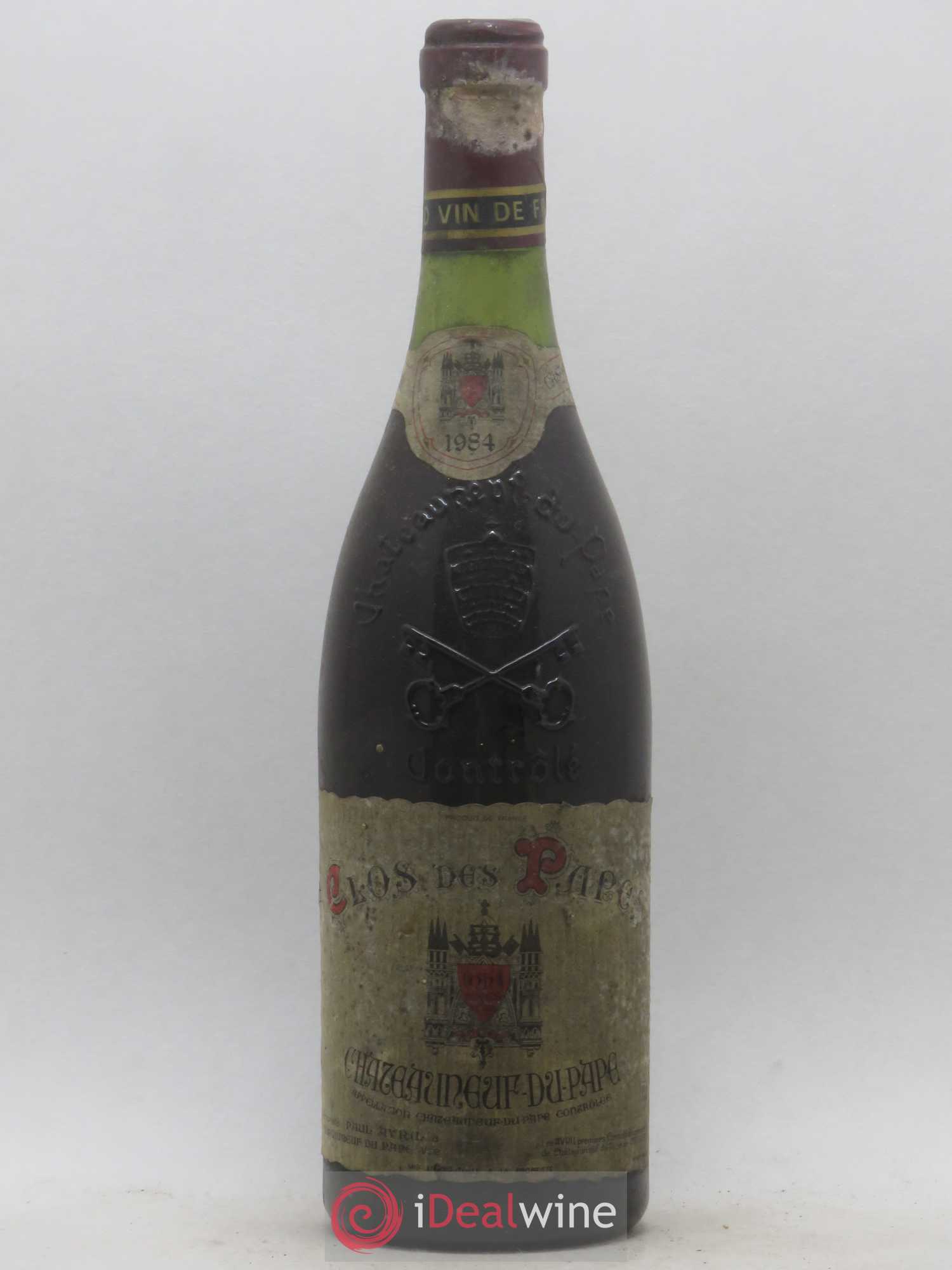 Châteauneuf-du-Pape Clos des Papes - Paul Avril 1984 - Lot de 1 bouteille - 0