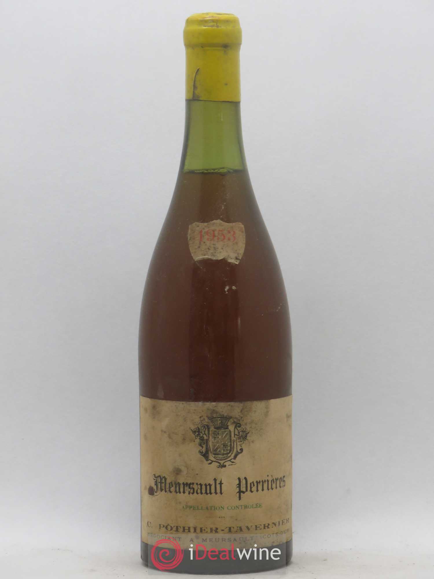 Meursault Perrières Pothier Tavernier 1953 - Posten von 1 Flasche - 0