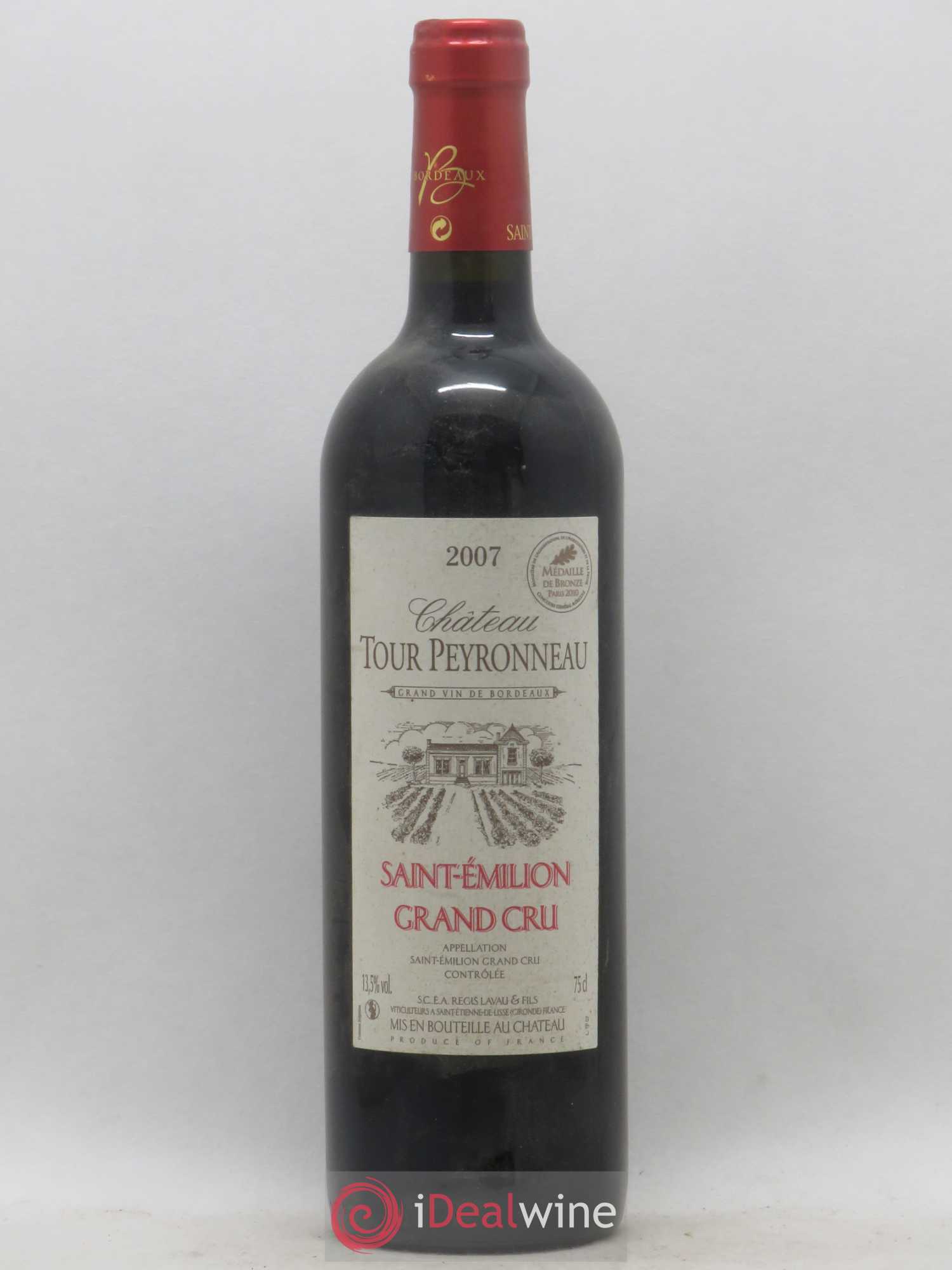 Saint-Émilion Grand Cru Tour Peyronneau 2007 - Lot de 1 bouteille - 0