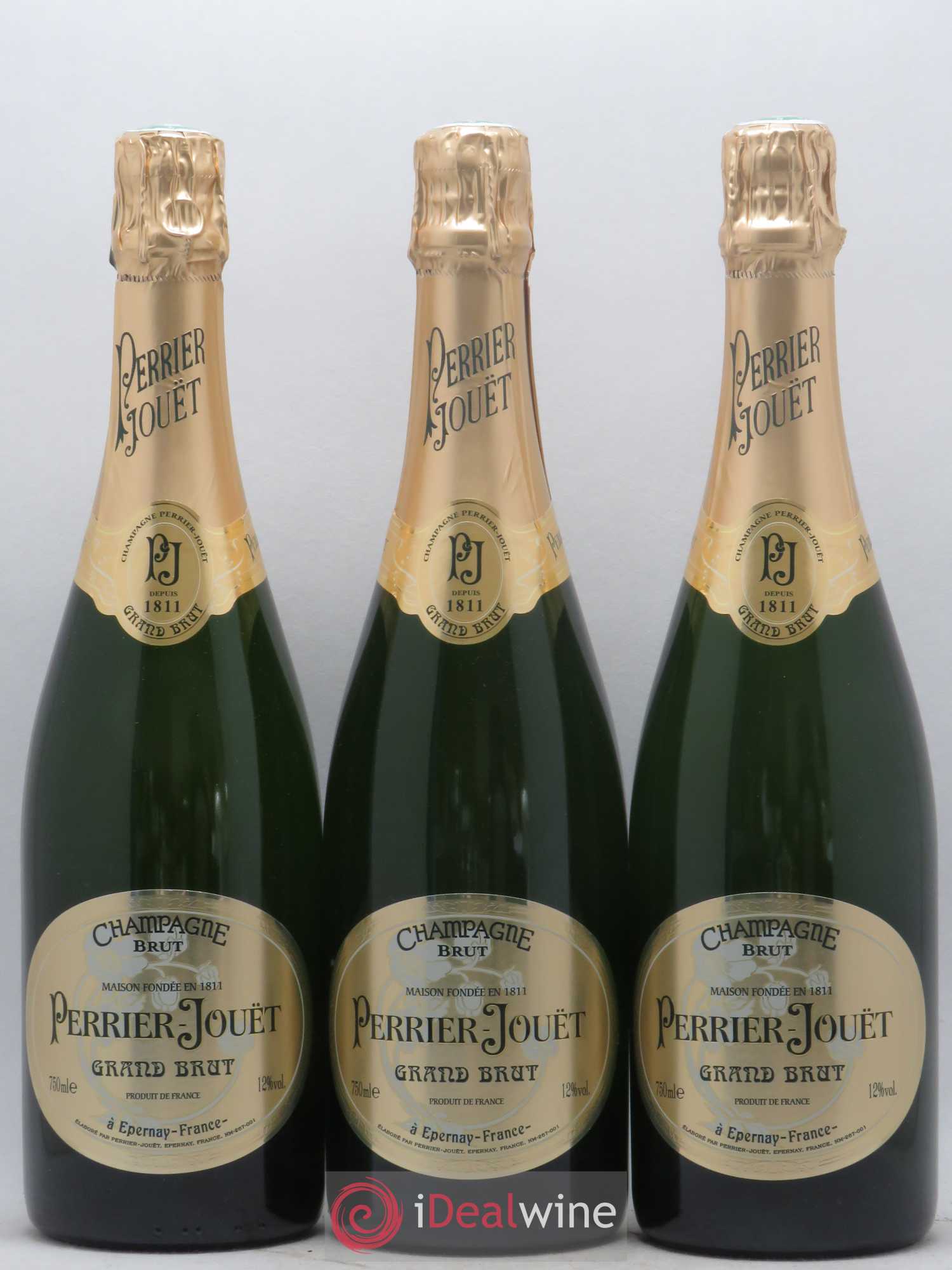 Grand Brut Perrier-Jouët - Lot de 3 bouteilles - 0