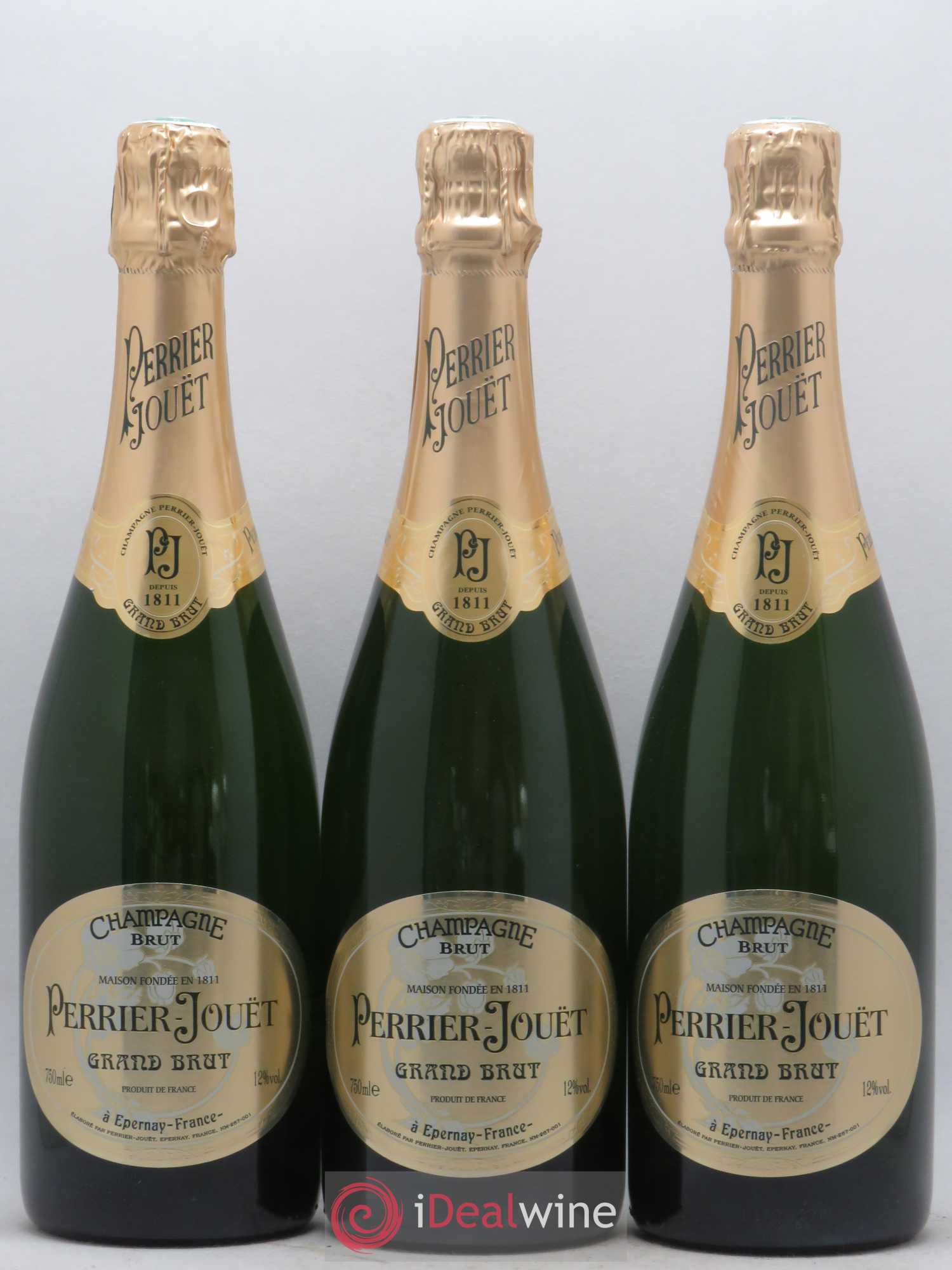 Grand Brut Perrier-Jouët - Lot de 3 bouteilles - 0