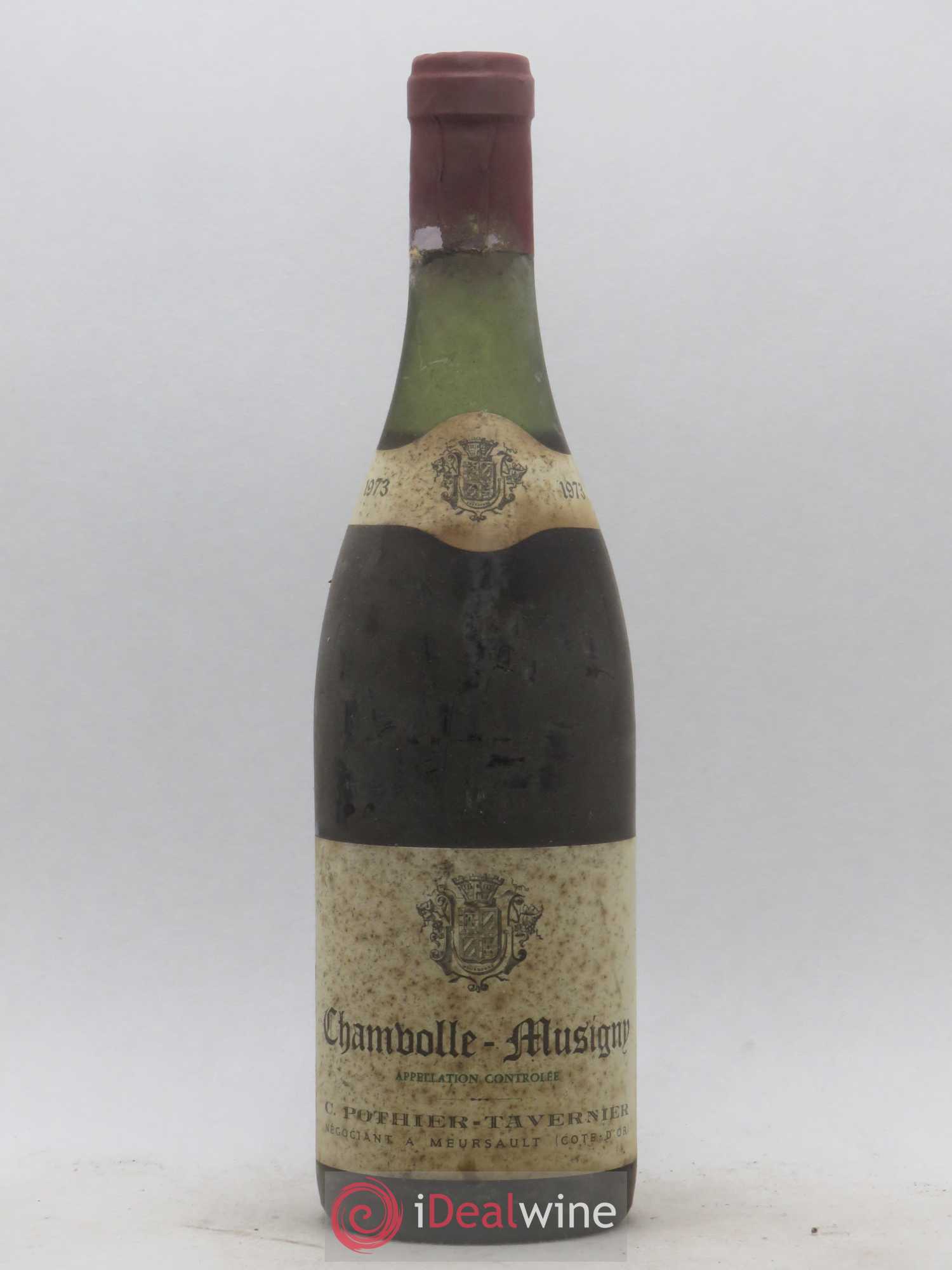 Chambolle-Musigny Pothier Tavernier 1973 - Lot de 1 bouteille - 0