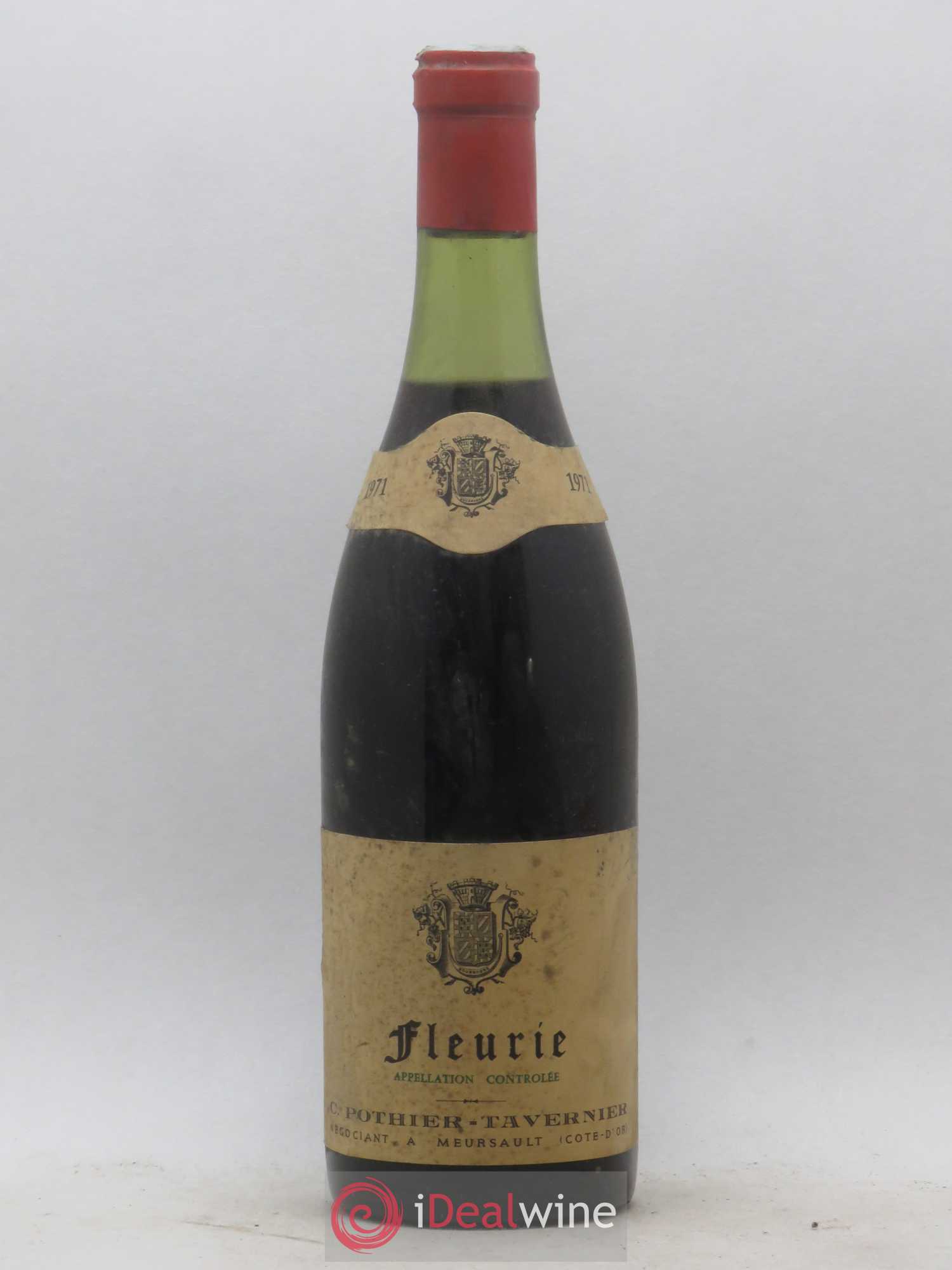 Fleurie Pothier Tavernier 1971 - Lot de 1 bouteille - 0