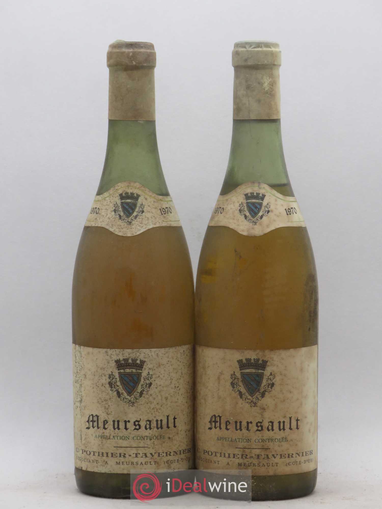 Meursault Pothier Tavernier 1970 - Posten von 2 Flaschen - 0