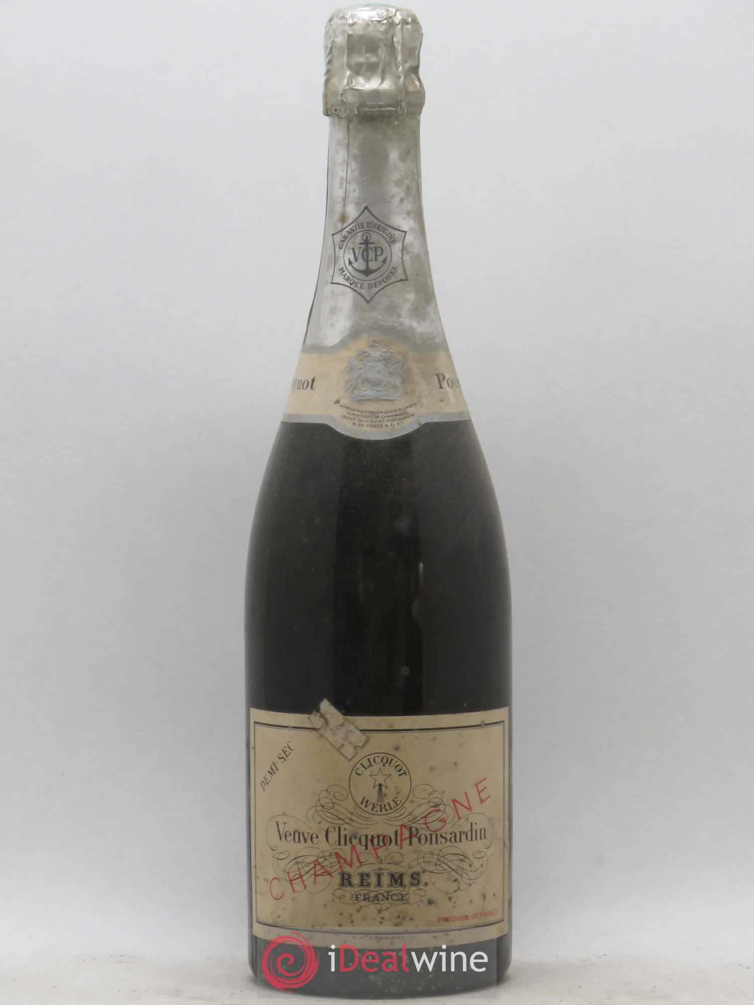 Champagne Demi-Sec Veuve Clicquot Ponsardin - Posten von 1 Flasche - 0