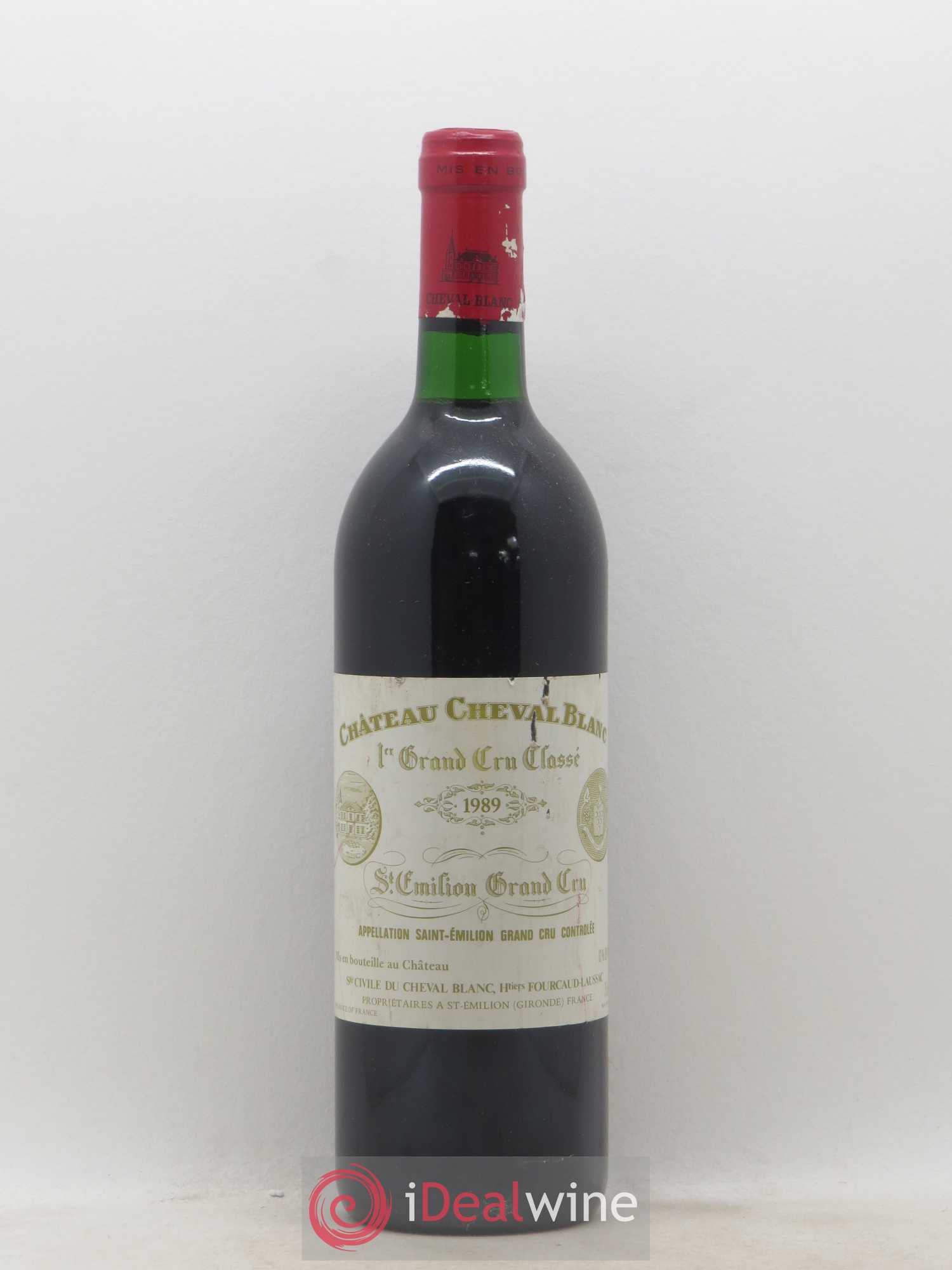 Château Cheval Blanc 1er Grand Cru Classé A 1989 - Lot de 1 bouteille - 0