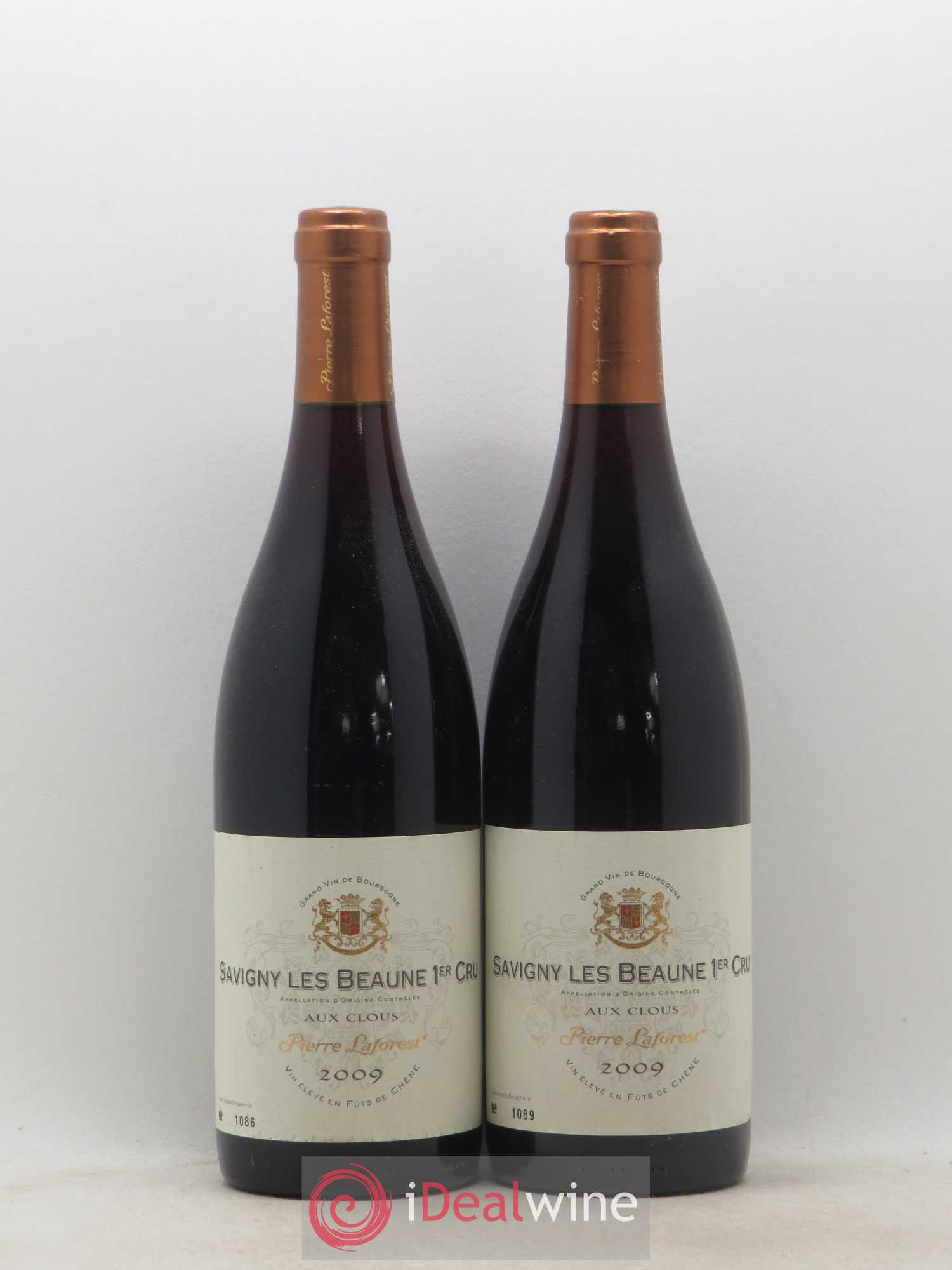 Savigny-lès-Beaune 1er Cru Pierre Laforest Aux Clous 2009 - Posten von 2 Flaschen - 0