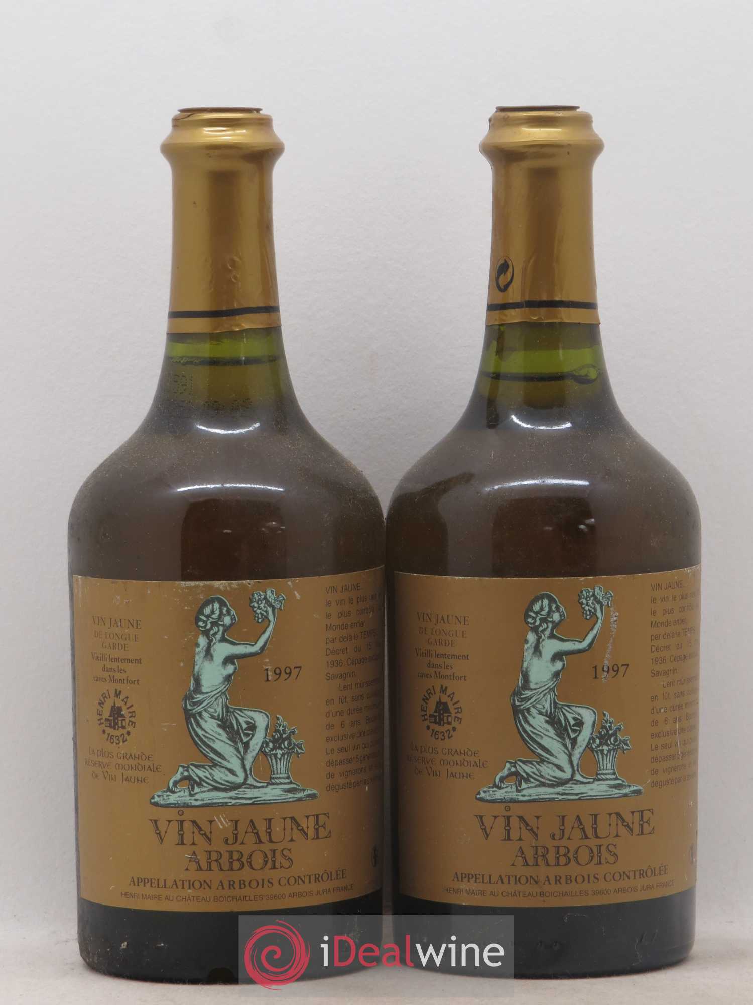 Arbois Vin Jaune Henri Maire 1997 - Lot de 2 bouteilles - 0