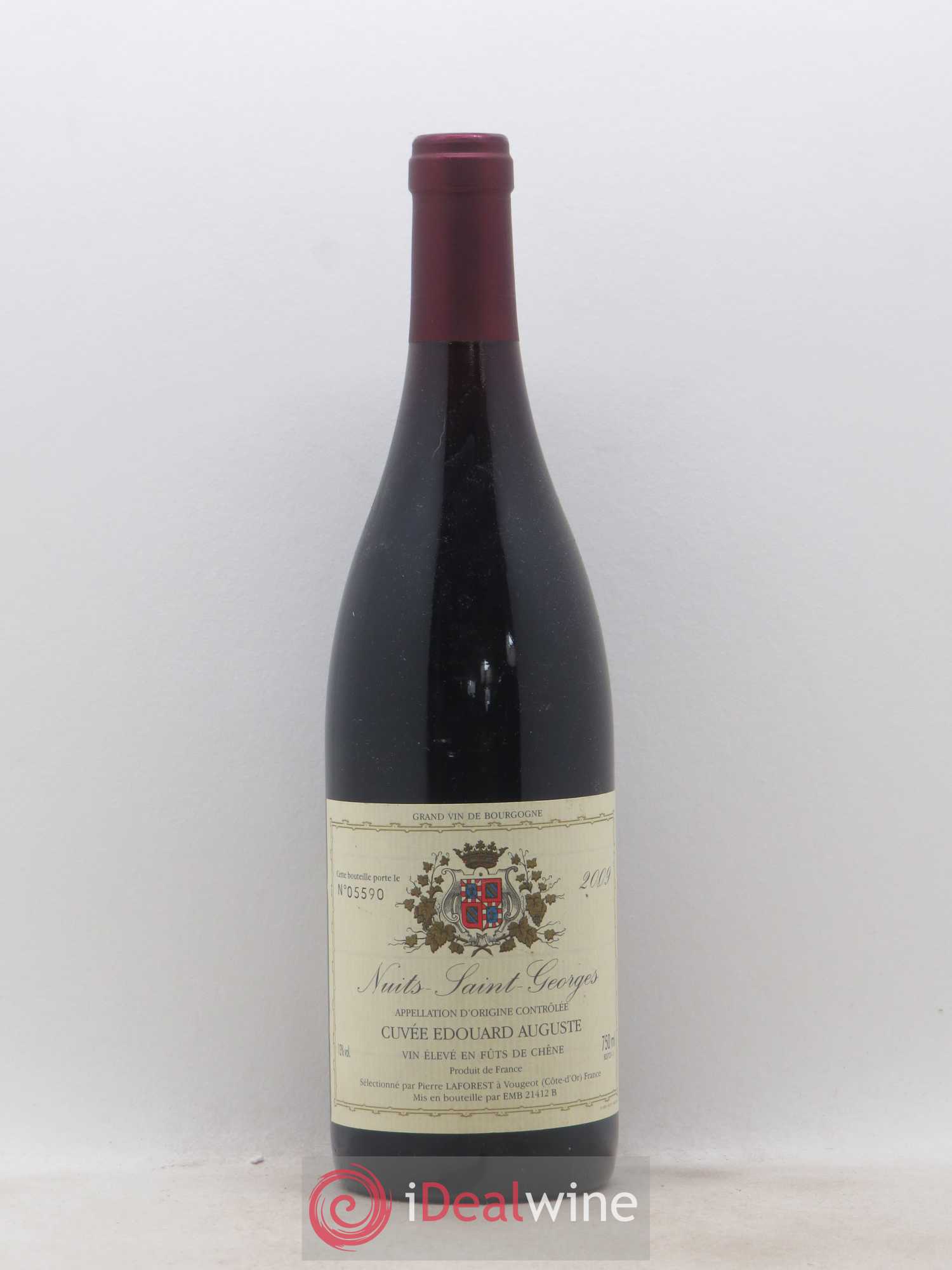 Nuits-Saint-Georges Edouard Auguste Pierre Laforest 2009 - Posten von 1 Flasche - 0