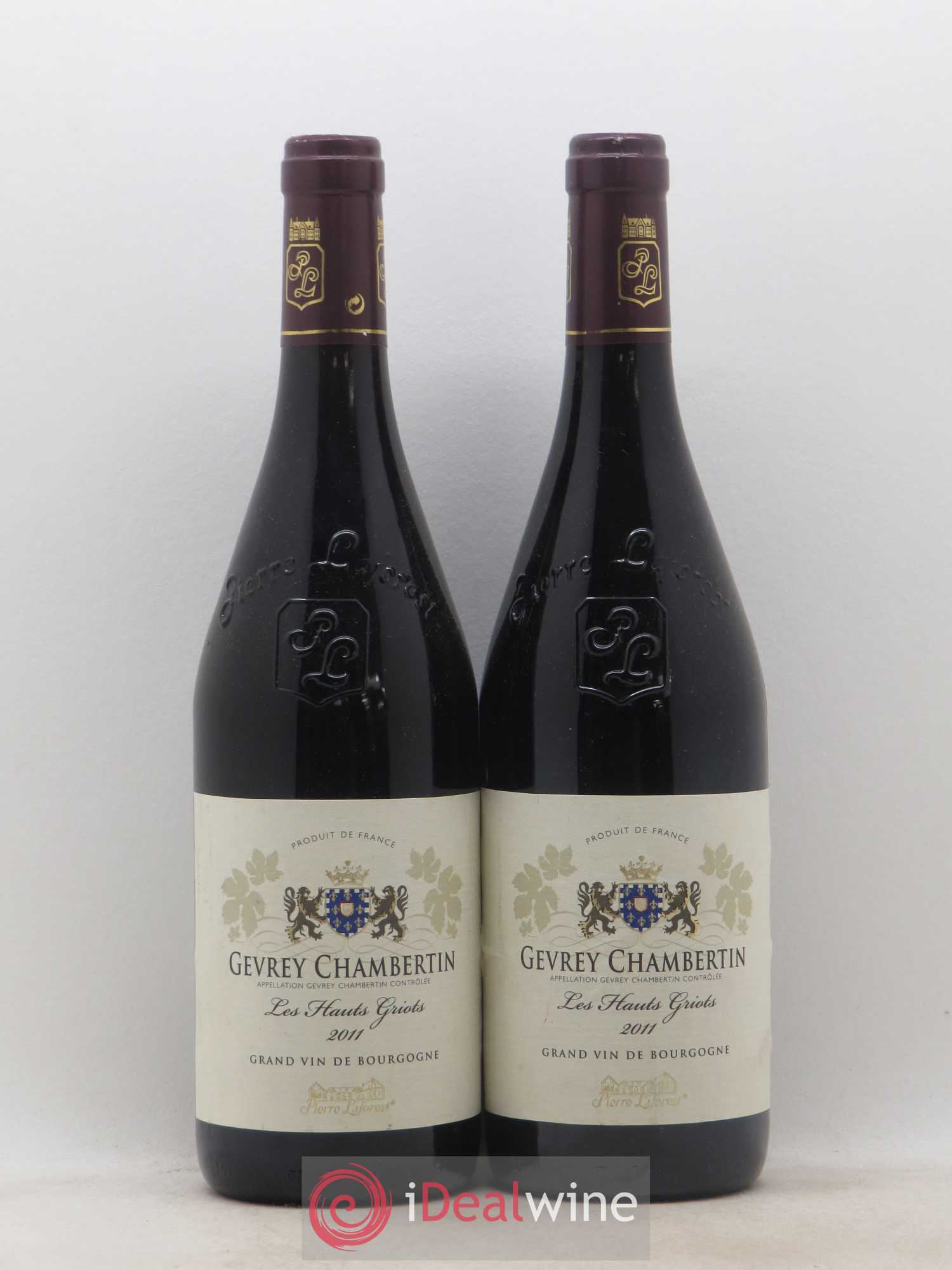 Gevrey-Chambertin Les Hauts Griots Pierre Laforest 2011 - Posten von 2 Flaschen - 0