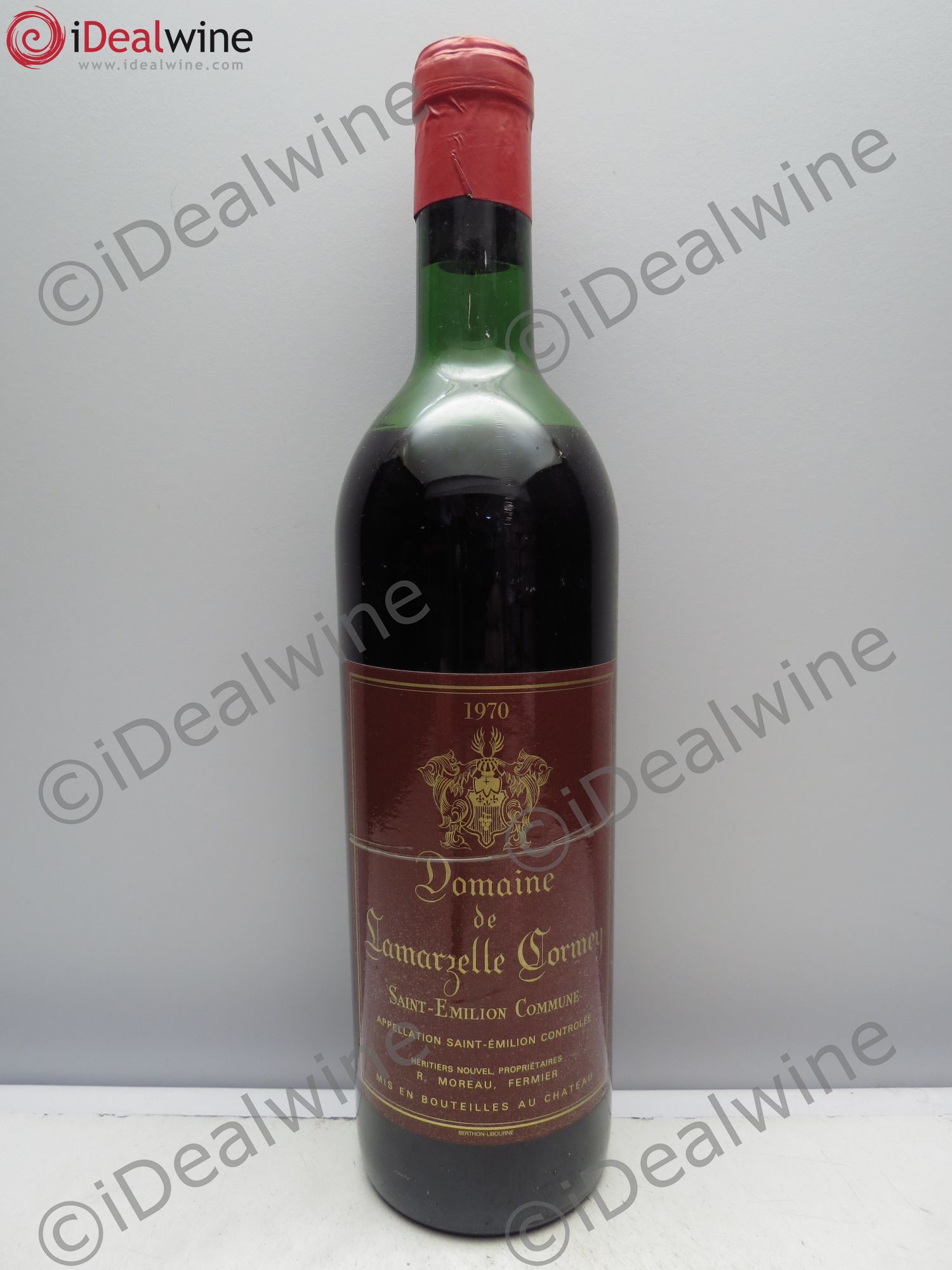 Saint-Émilion Domaine de Lamarzelle Cormey 1970 - Posten von 6 Flaschen - 0