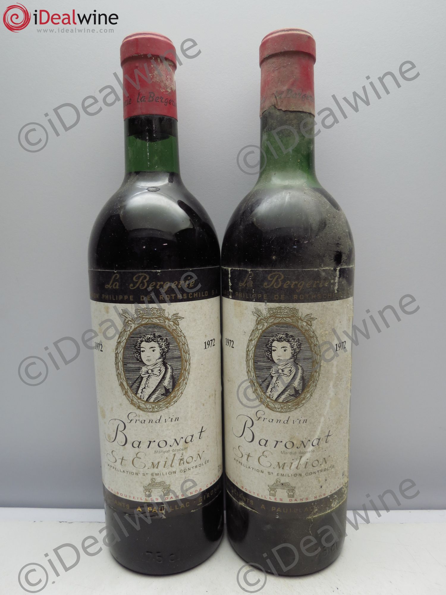 Baronnat 1972 - Lot de 2 bouteilles - 0