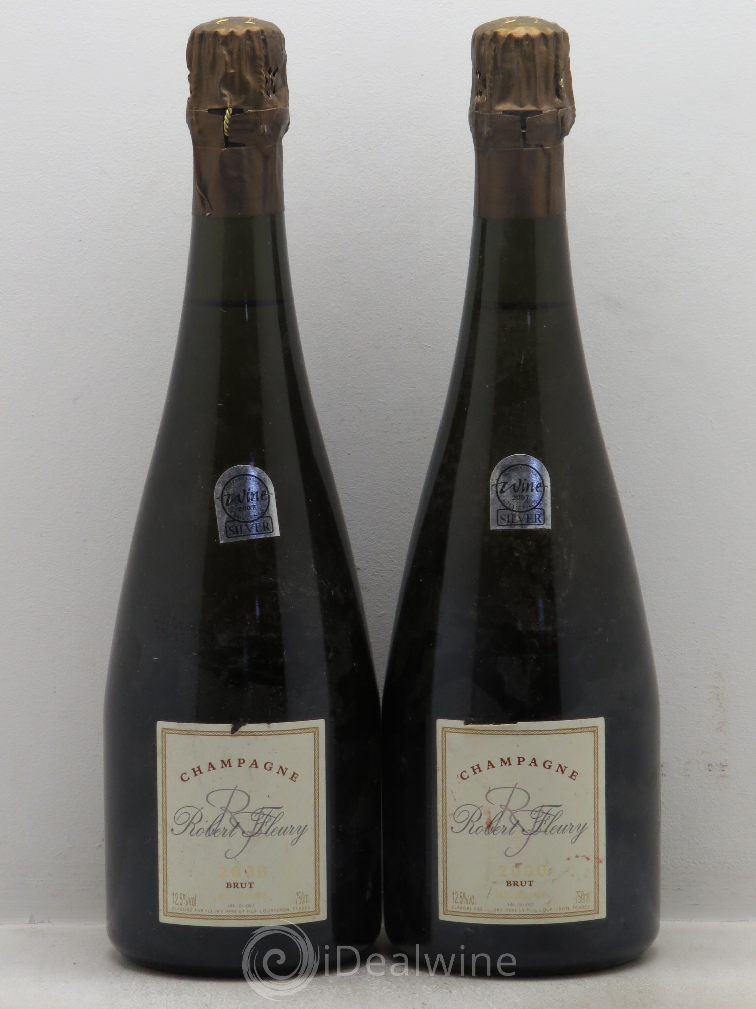 Champagne Robert Fleury 2000 - Posten von 2 Flaschen - 0