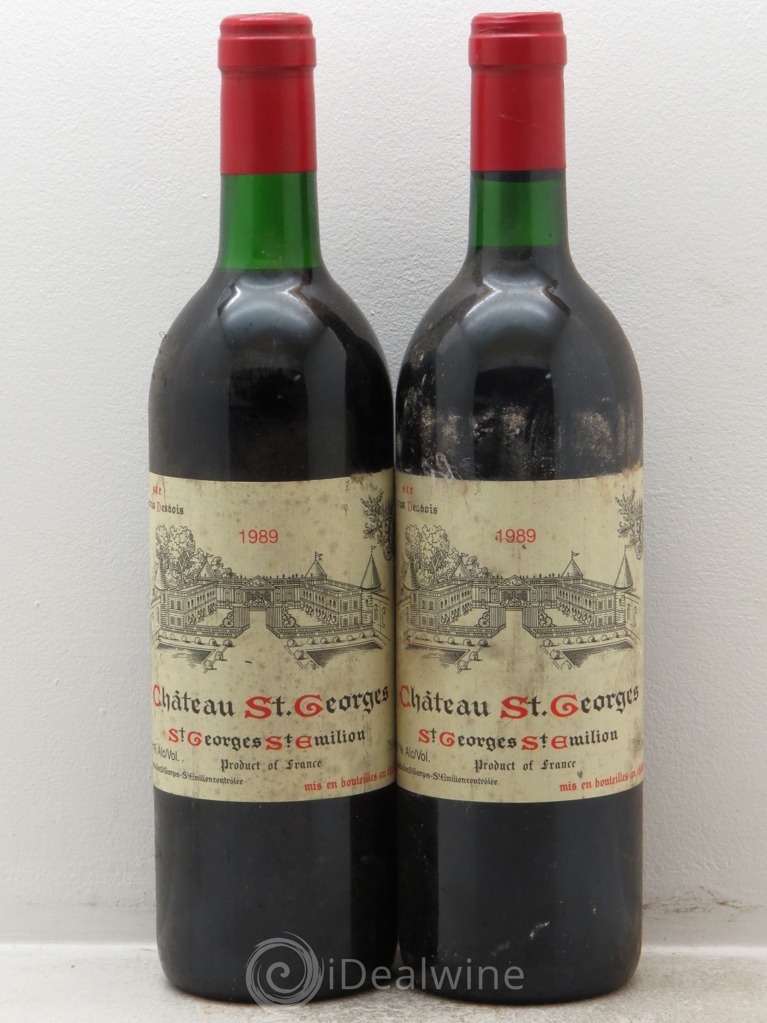 Château Saint-Georges 1989 - Lot de 2 bouteilles - 0
