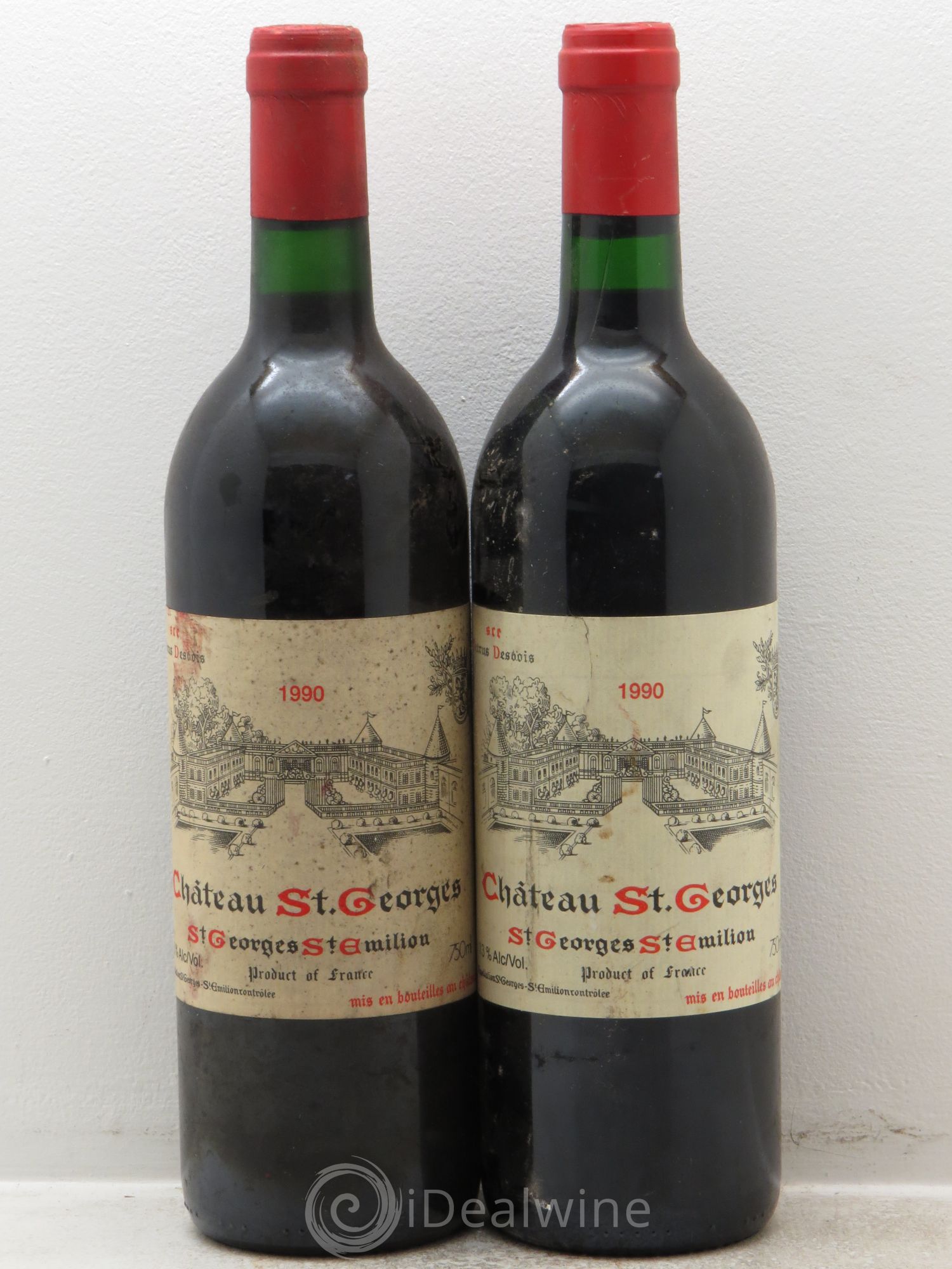 Château Saint-Georges 1990 - Lot de 2 bouteilles - 0