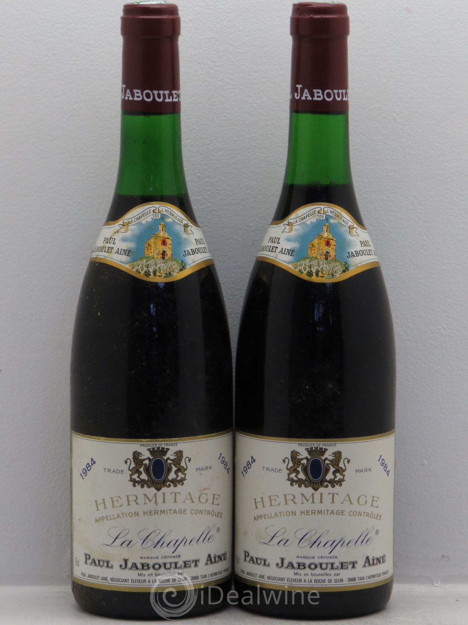 Hermitage La Chapelle Paul Jaboulet Ainé 1984 - Lot de 2 bouteilles - 0