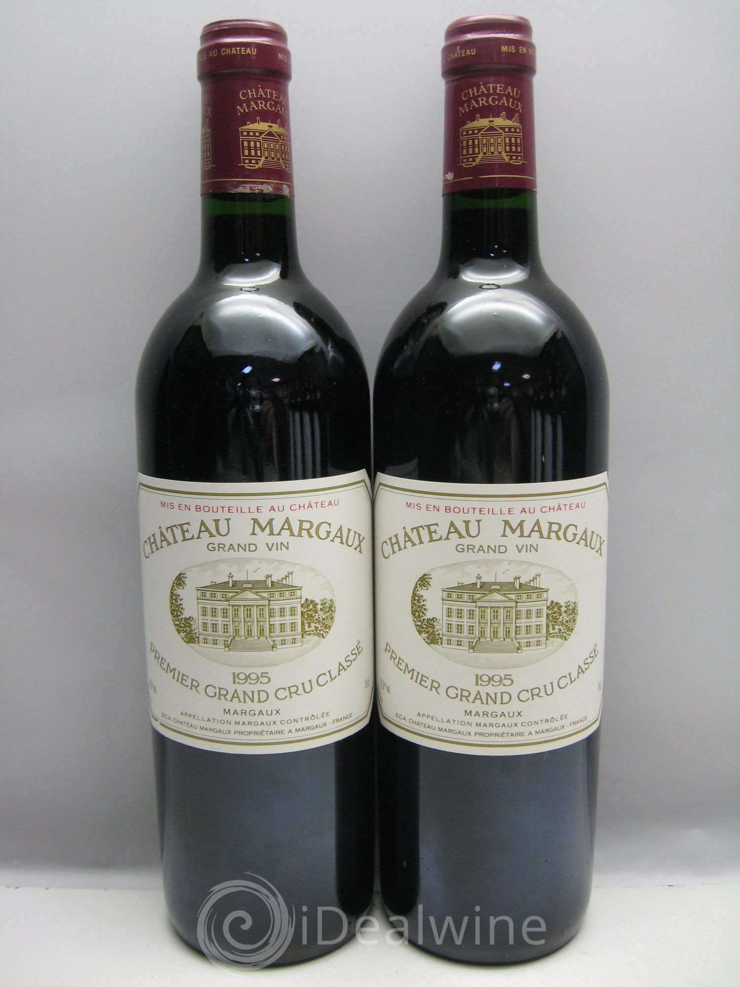 Château Margaux 1er Grand Cru Classé 1995 - Lot de 12 bouteilles - 0