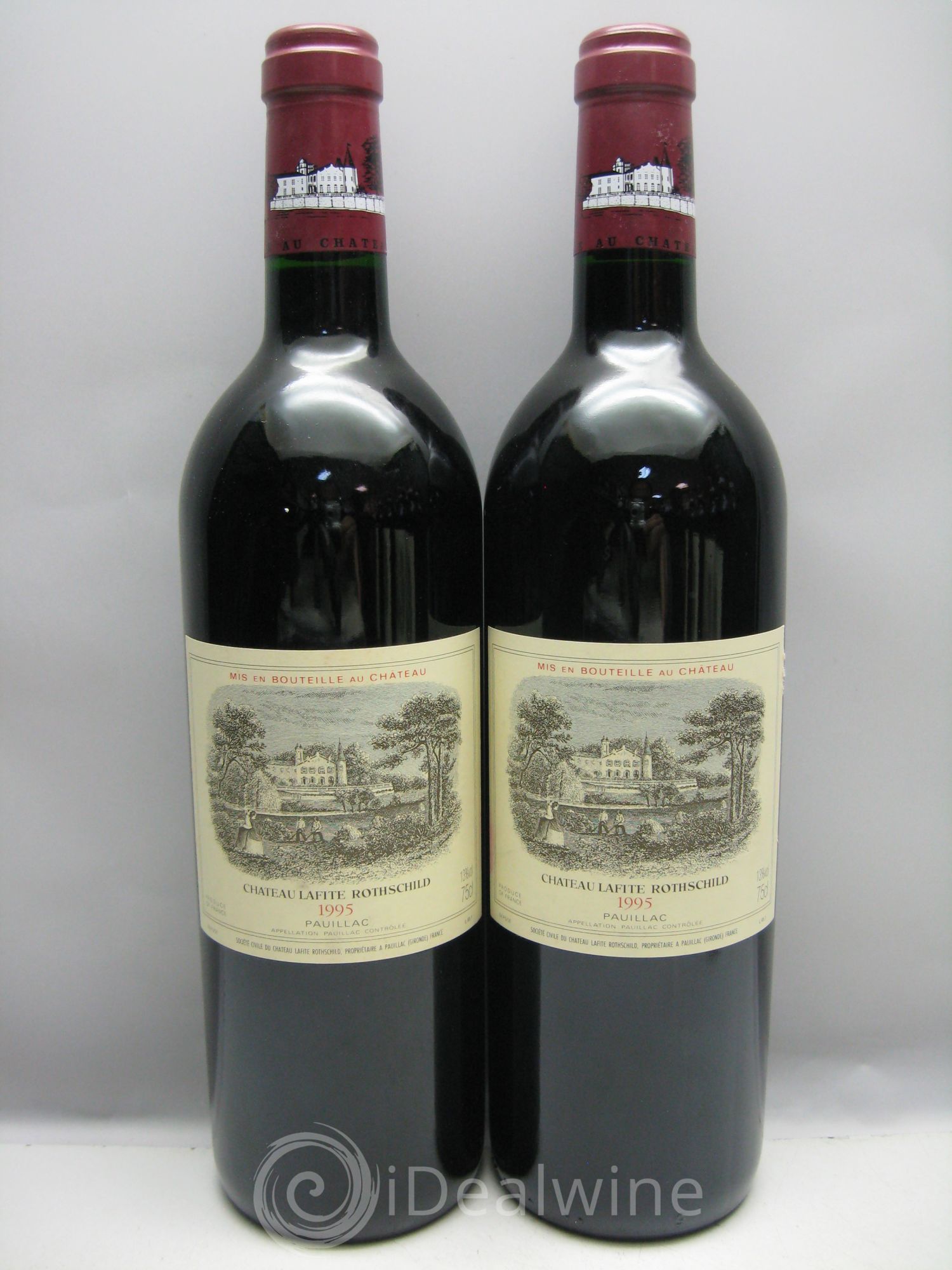 Château Lafite Rothschild 1er Grand Cru Classé 1995 - Lot de 12 bouteilles - 0