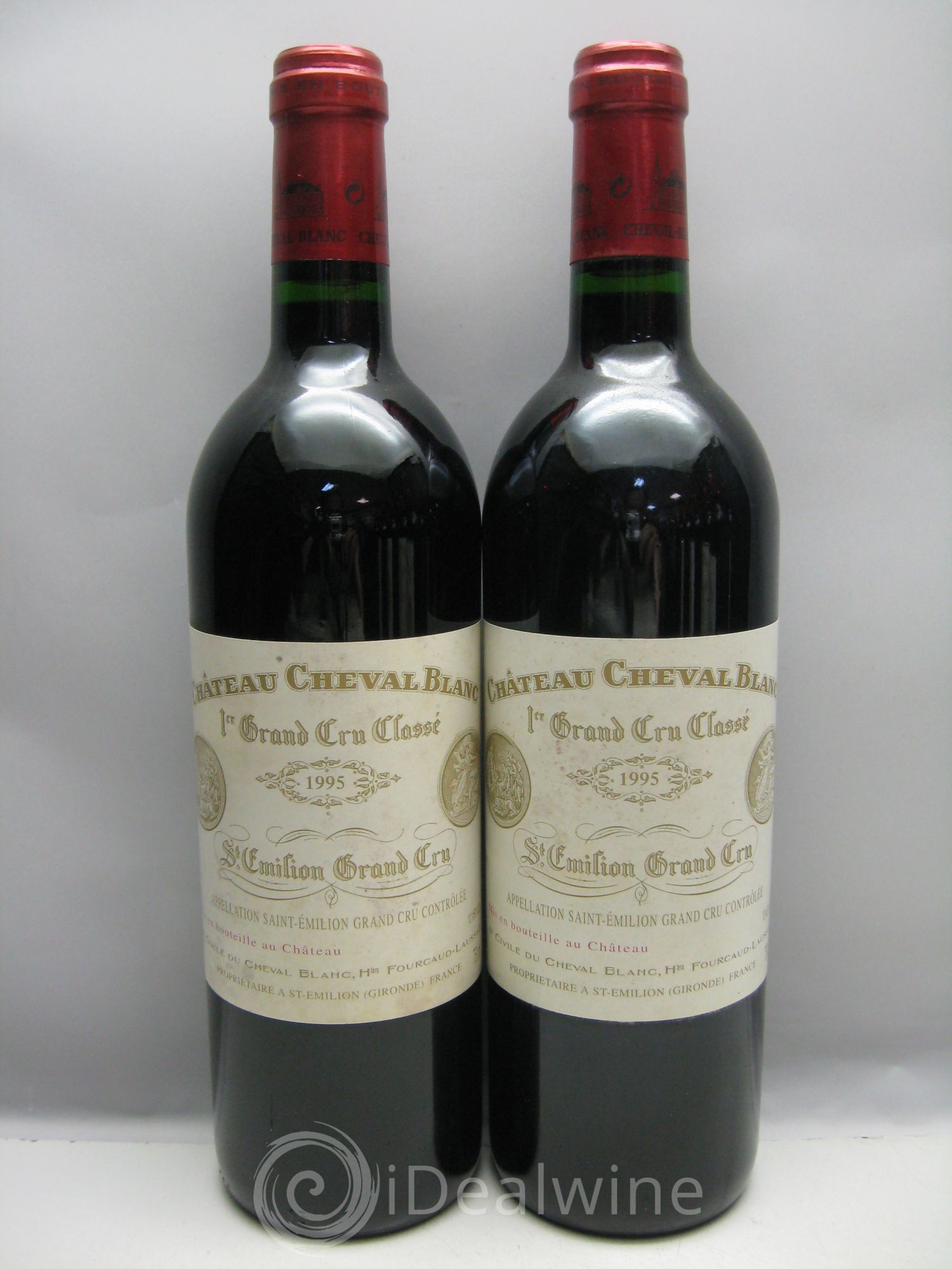 Château Cheval Blanc 1er Grand Cru Classé A 1995 - Lot de 12 bouteilles - 0