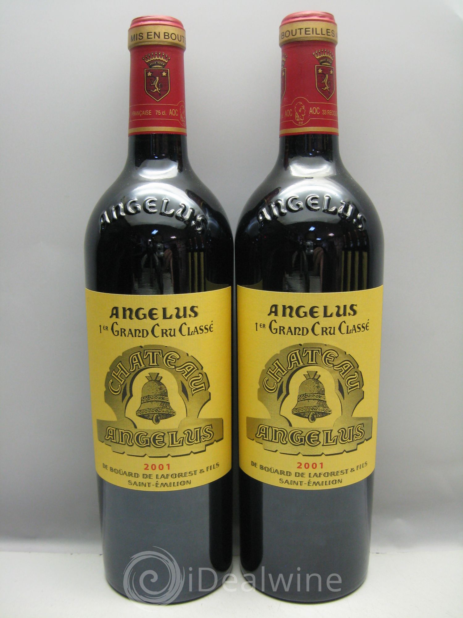 Château Angélus 1er Grand Cru Classé A 2001 - Lot de 6 bouteilles - 0
