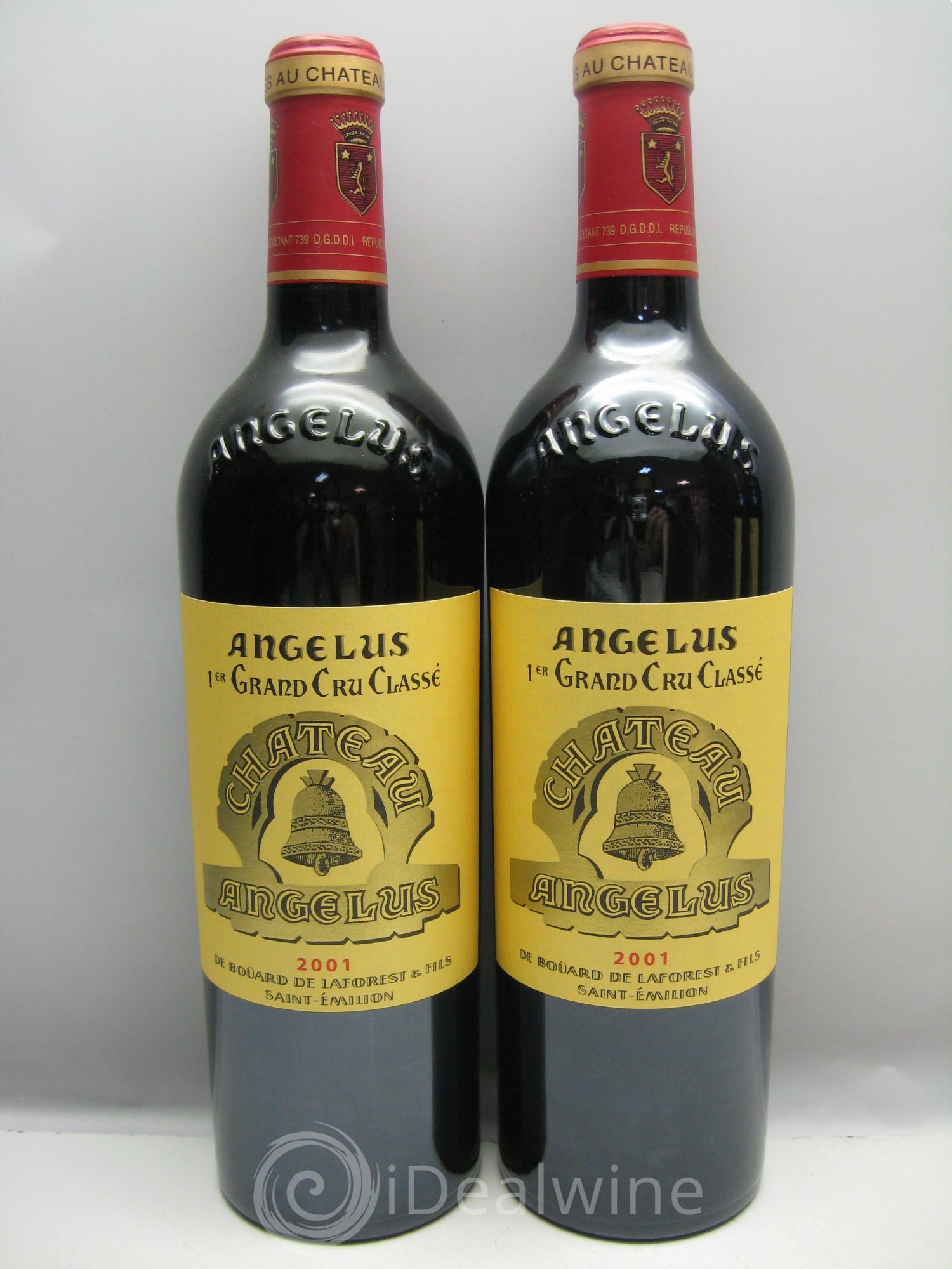 Château Angélus 1er Grand Cru Classé A 2001 - Lot de 6 bouteilles - 1