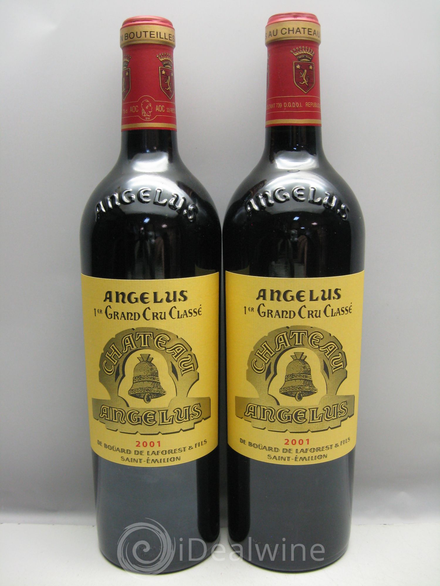 Château Angélus 1er Grand Cru Classé A 2001 - Lot de 6 bouteilles - 2