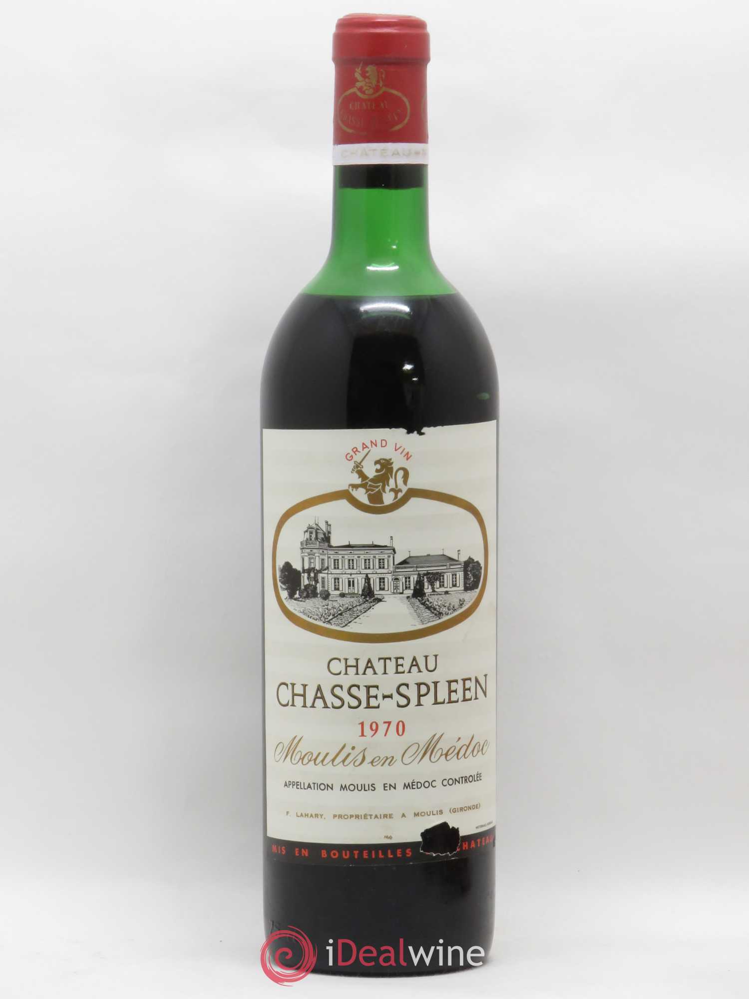 Château Chasse Spleen 1970 - Lot de 1 bouteille - 0