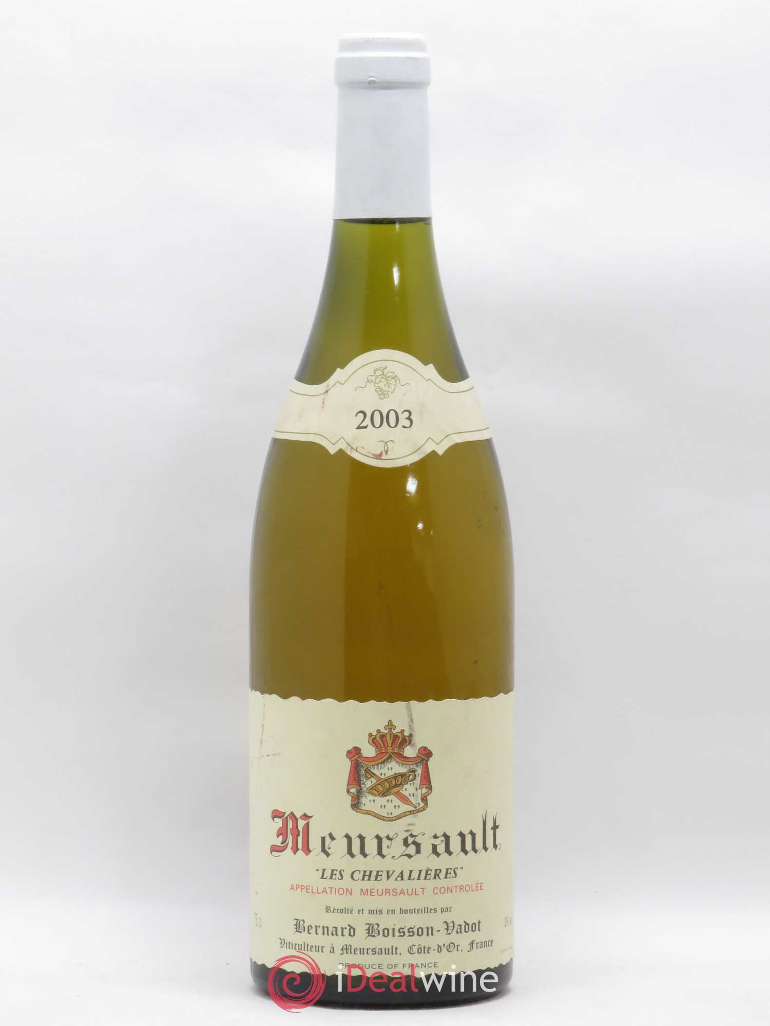 Meursault Les Chevalières Boisson-Vadot (Domaine) 2003 - Lot de 1 bouteille - 0