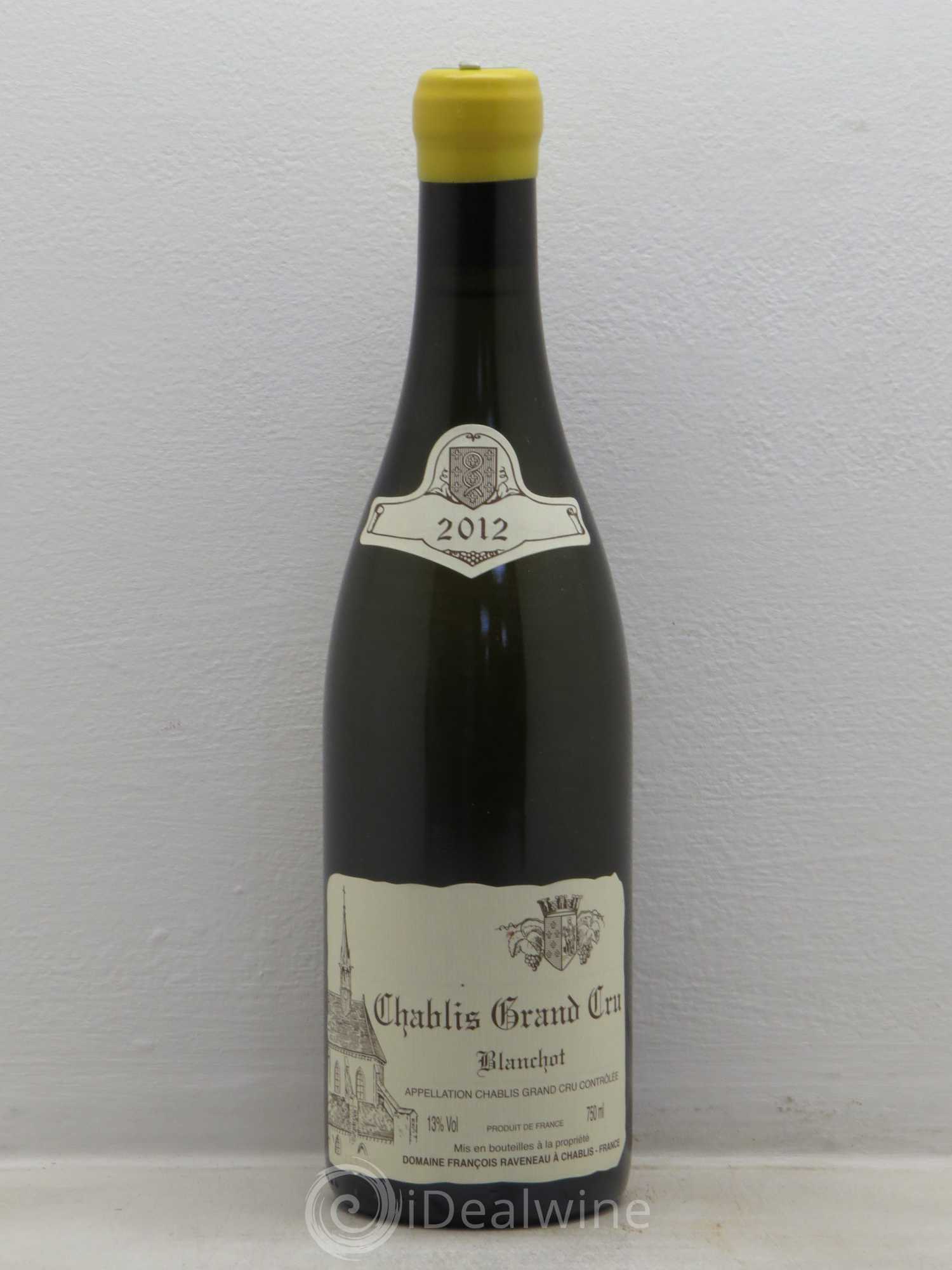 Chablis Grand Cru Blanchot Raveneau (Domaine) 2012 - Lot de 1 bouteille - 0