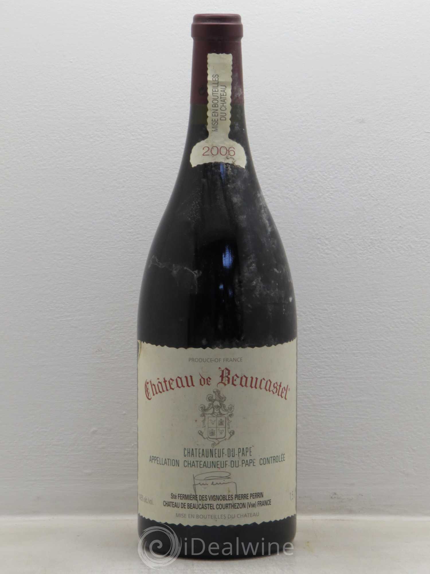 Châteauneuf-du-Pape Château de Beaucastel Famille Perrin 2006 - Lot de 1 magnum - 0