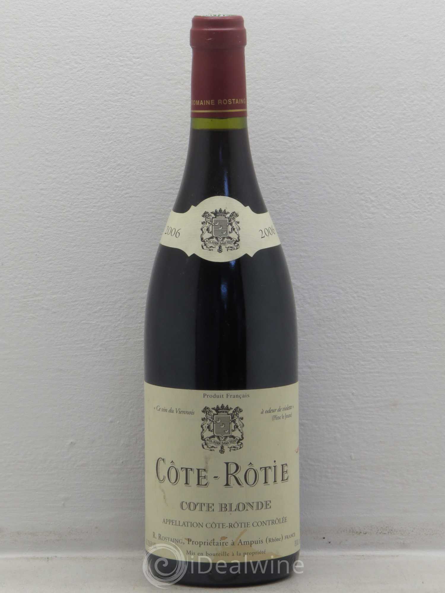 Côte-Rôtie Côte Blonde René Rostaing 2006 - Posten von 1 Flasche - 0