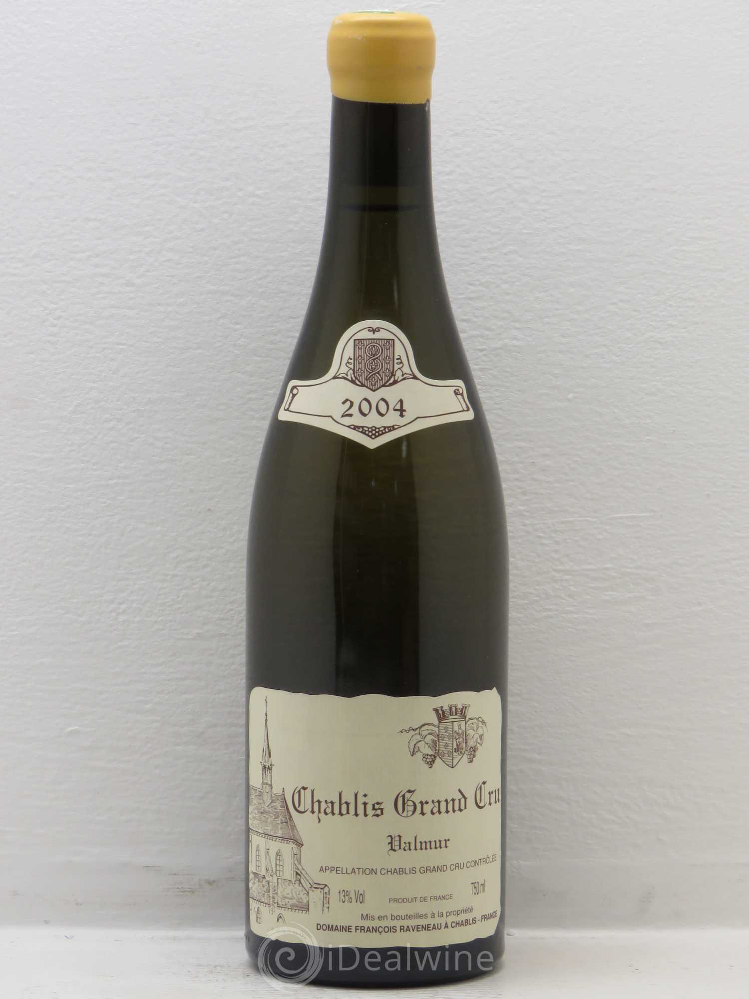 Chablis Grand Cru Valmur Raveneau (Domaine) 2004 - Lot de 1 bouteille - 0