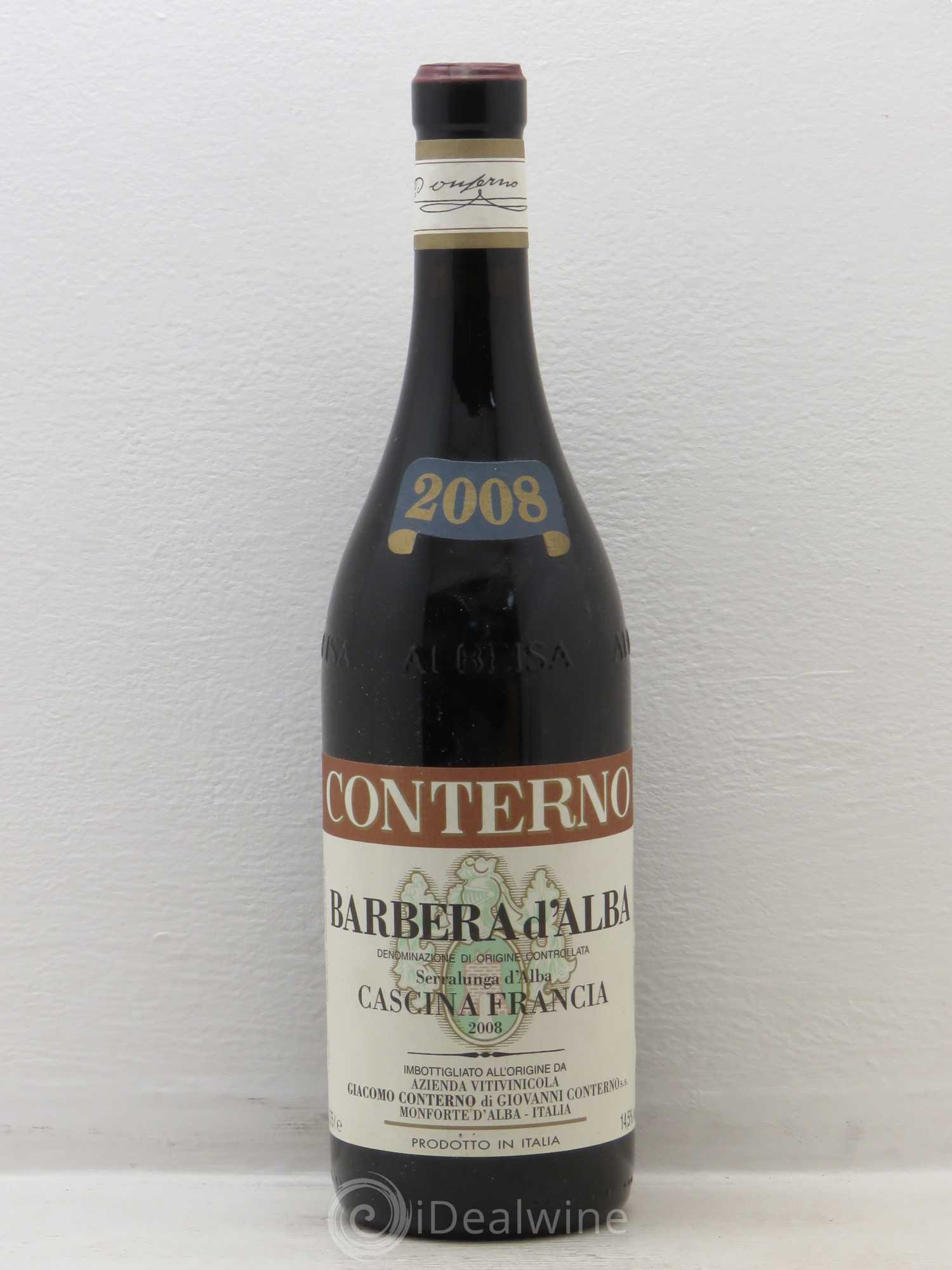 Barbera d'Alba DOC Giacomo Conterno 2008 - Posten von 1 Flasche - 0
