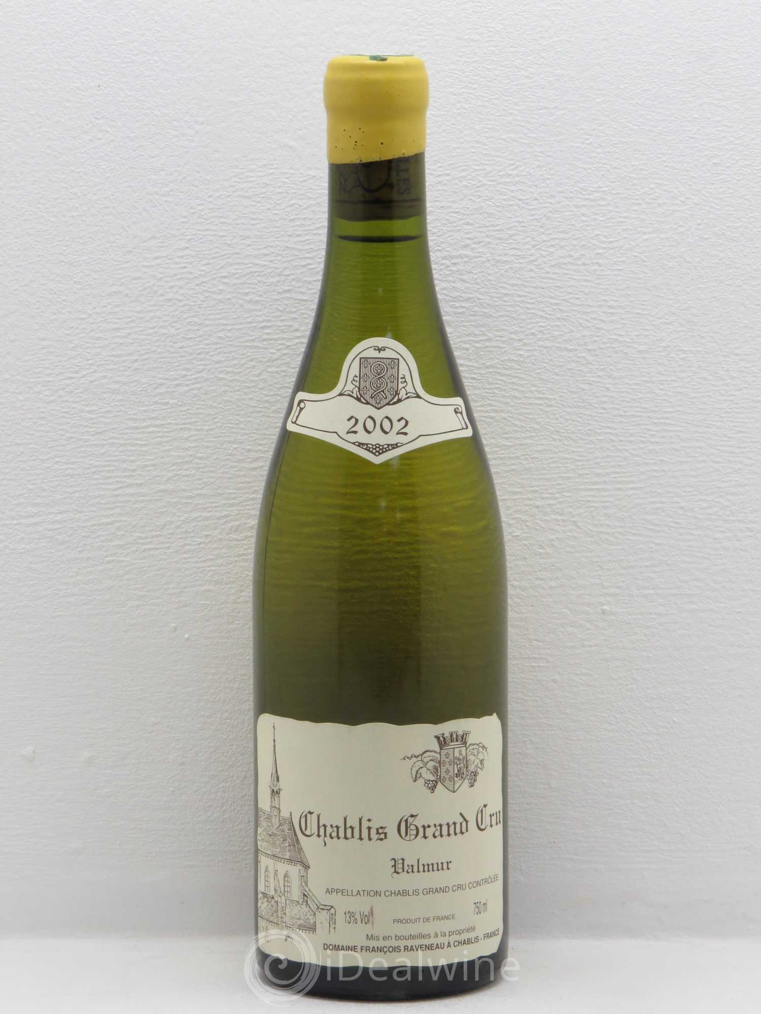 Chablis Grand Cru Valmur Raveneau (Domaine) 2002 - Lot de 1 bouteille - 0