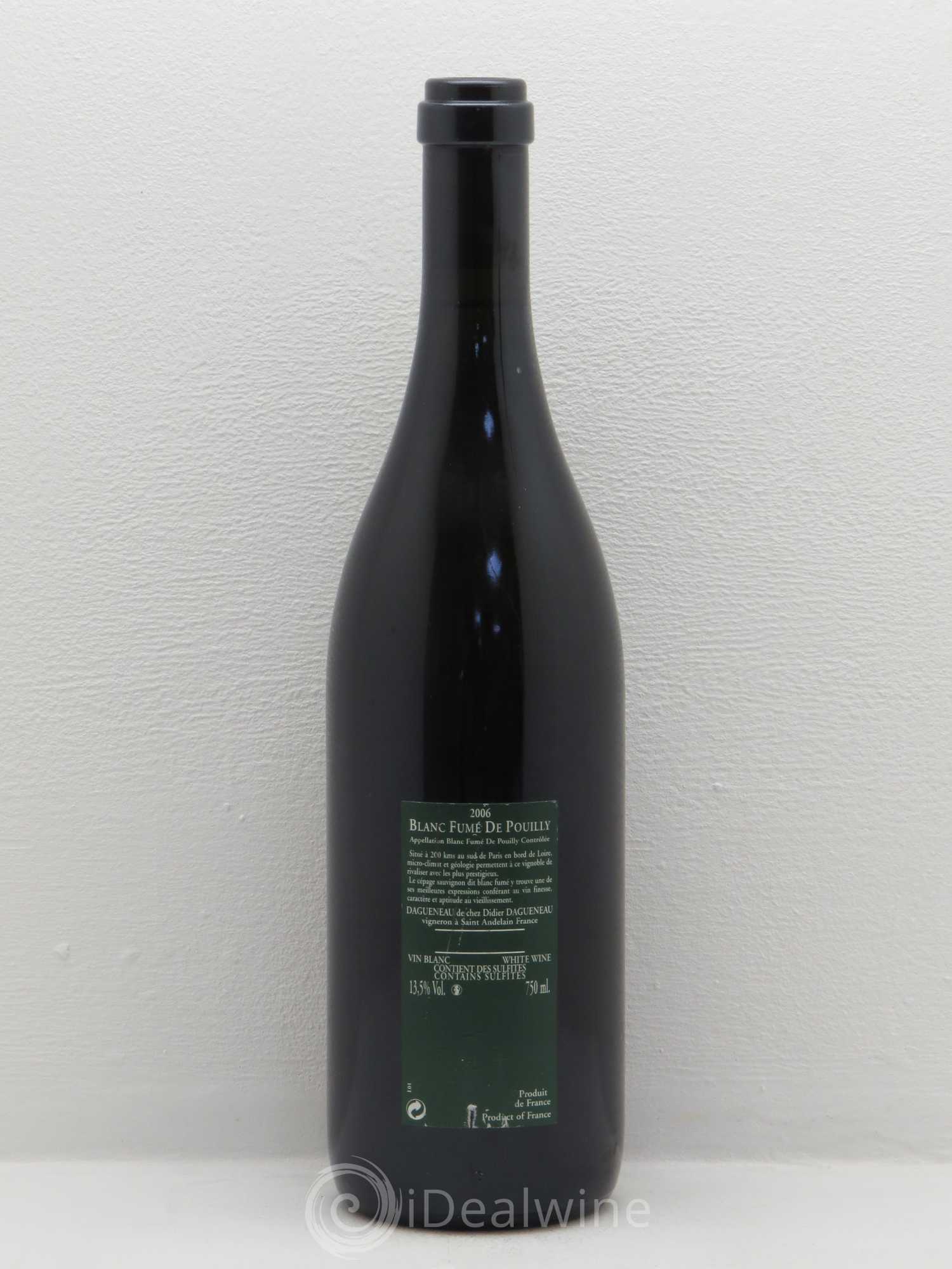 Vin de France (anciennement Pouilly-Fumé) Silex Dagueneau (Domaine Didier - Louis-Benjamin) 2006 - Lot de 1 bouteille - 1