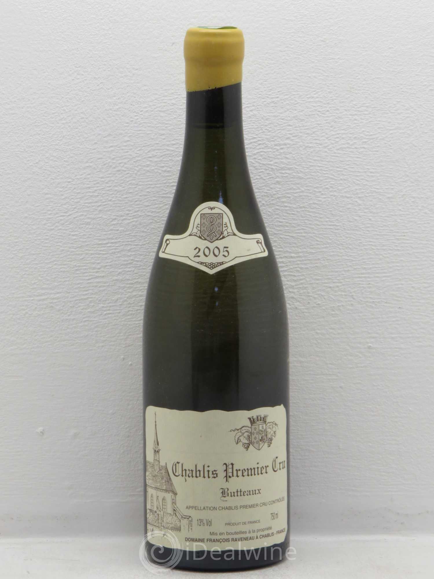 Chablis 1er Cru Butteaux Raveneau (Domaine) 2005 - Lot de 1 bouteille - 0