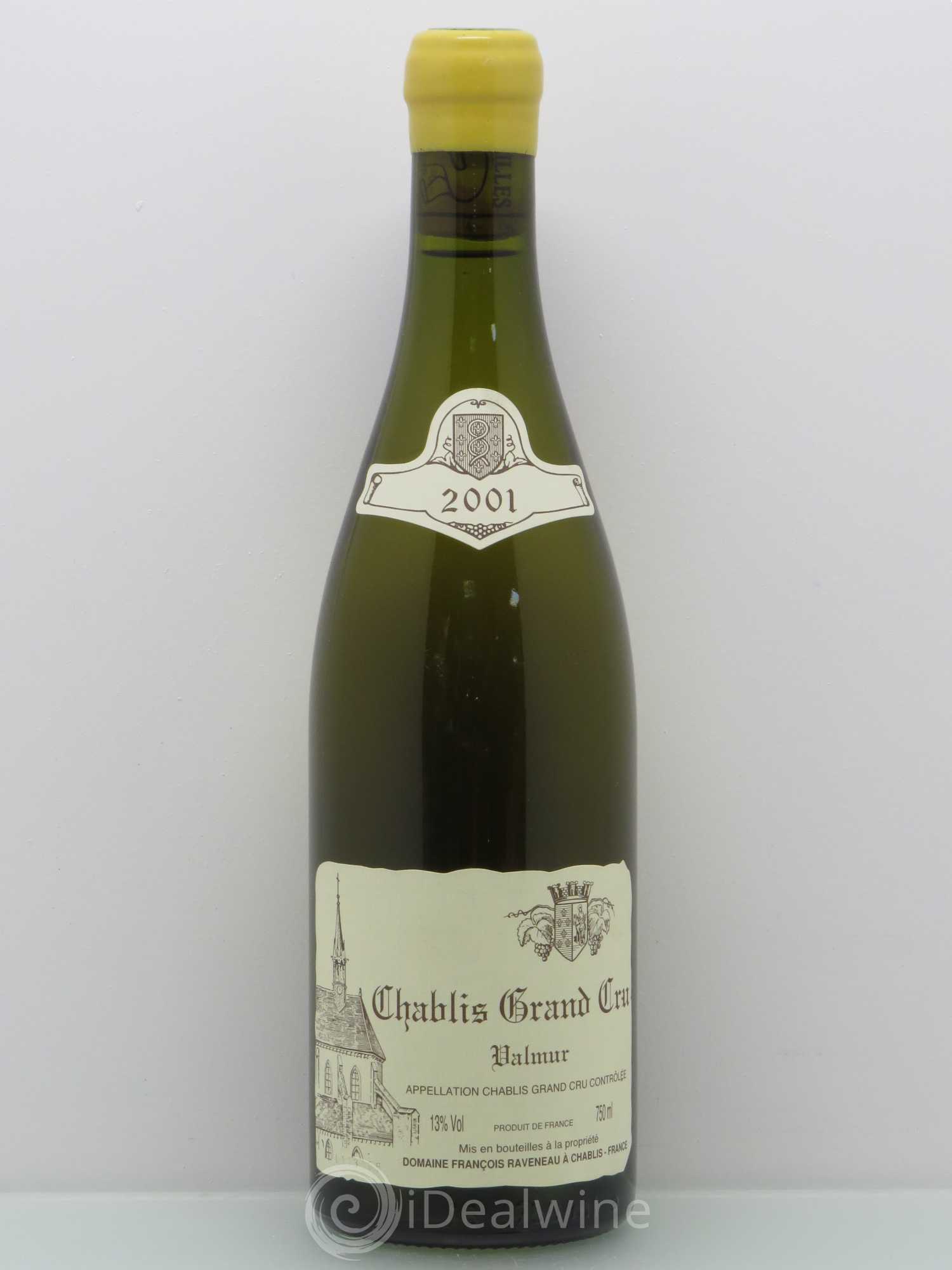 Chablis Grand Cru Valmur Raveneau (Domaine) 2001 - Lot de 1 bouteille - 0
