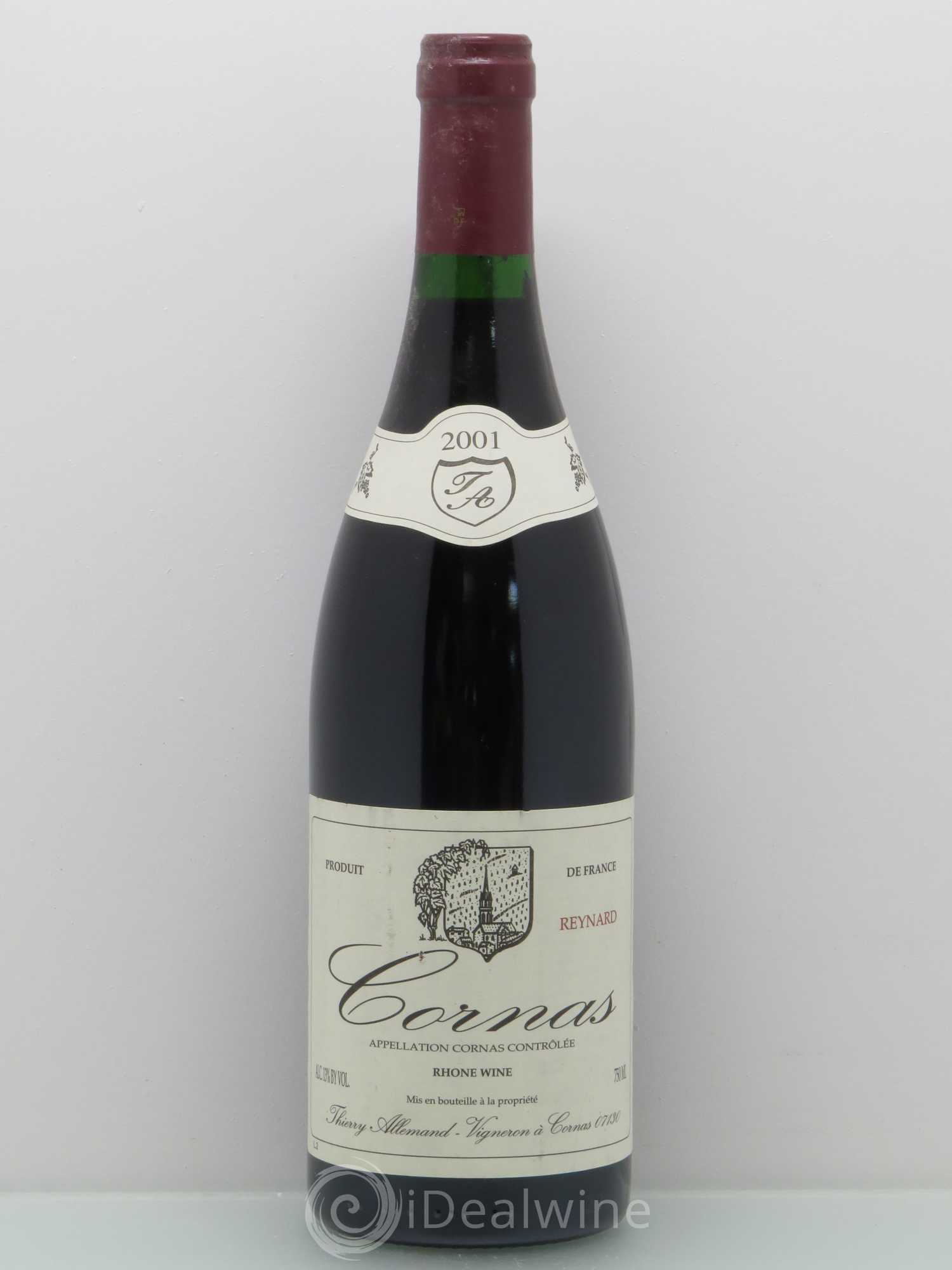 Cornas Reynard Thierry Allemand 2001 - Lot de 1 bouteille - 0