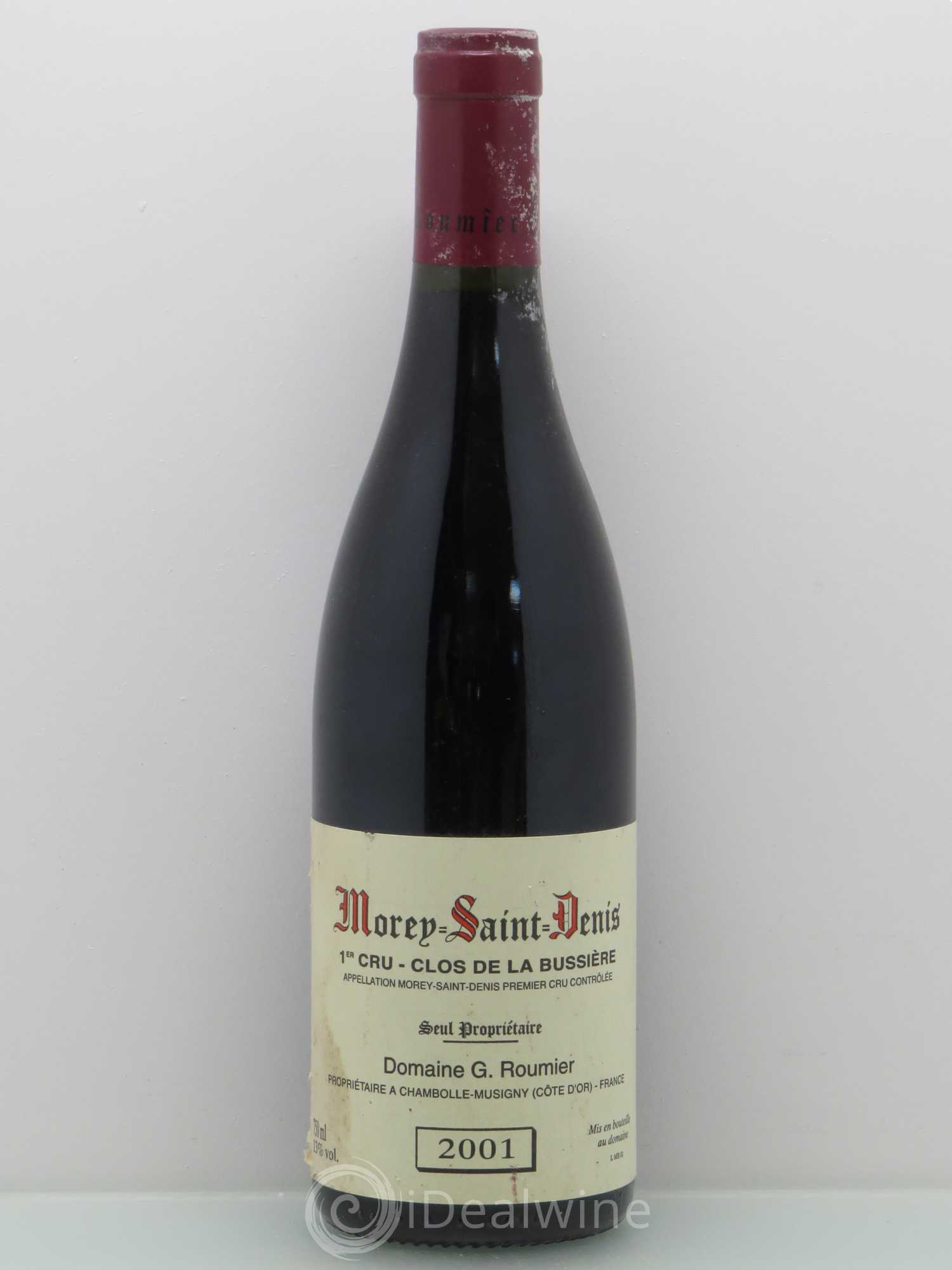 Morey-Saint-Denis 1er Cru Clos de la Bussière Georges Roumier (Domaine) 2001 - Lot de 1 bouteille - 0