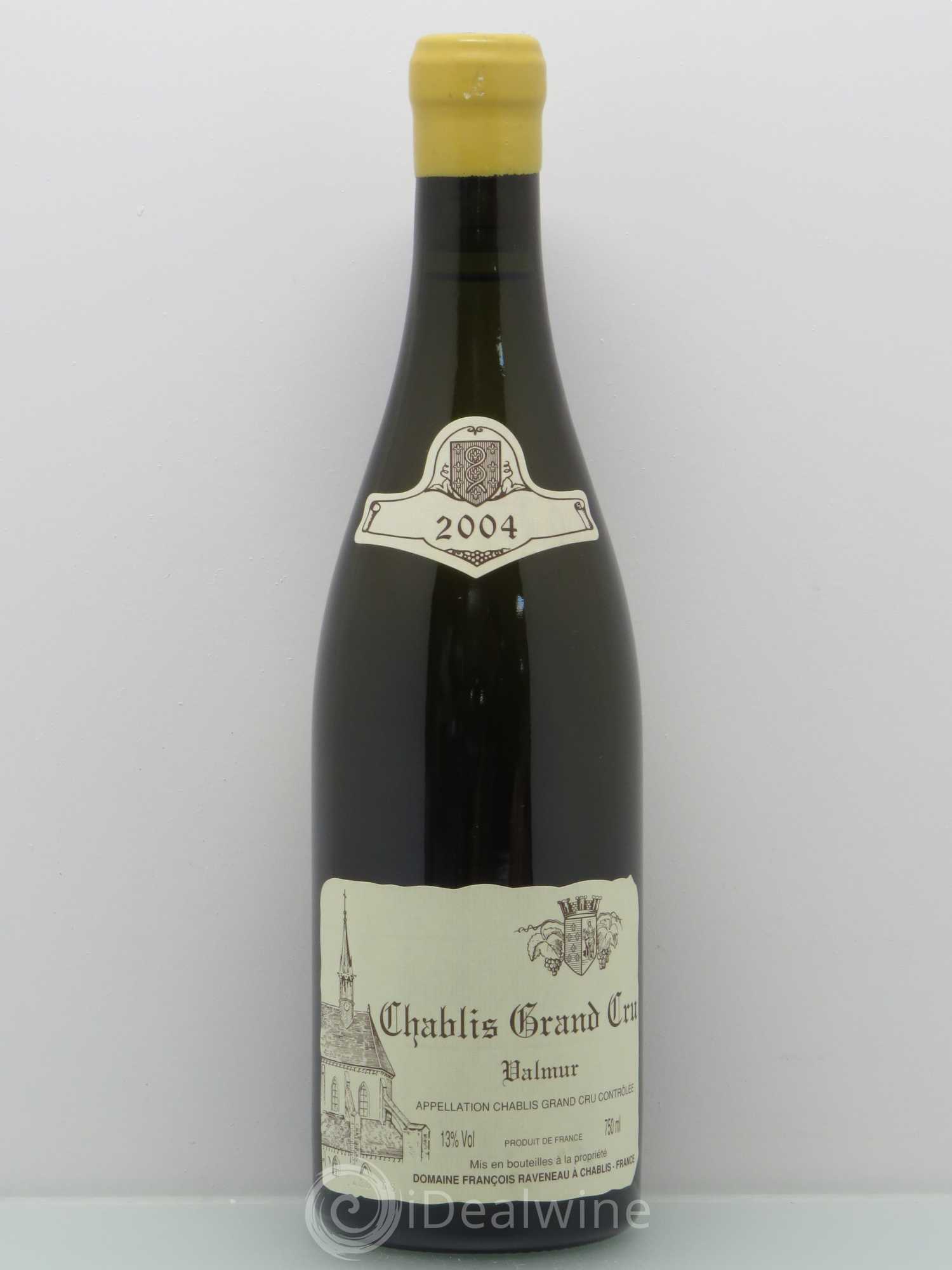 Chablis Grand Cru Valmur Raveneau (Domaine) 2004 - Lot de 1 bouteille - 0