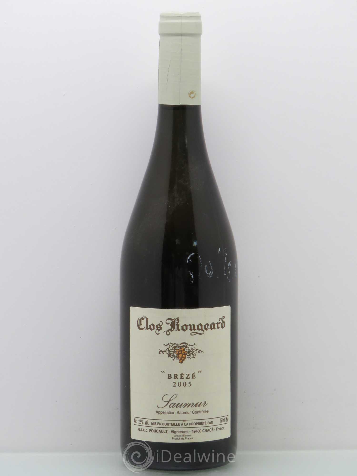 Saumur Brézé Clos Rougeard 2005 - Lot de 1 bouteille - 0