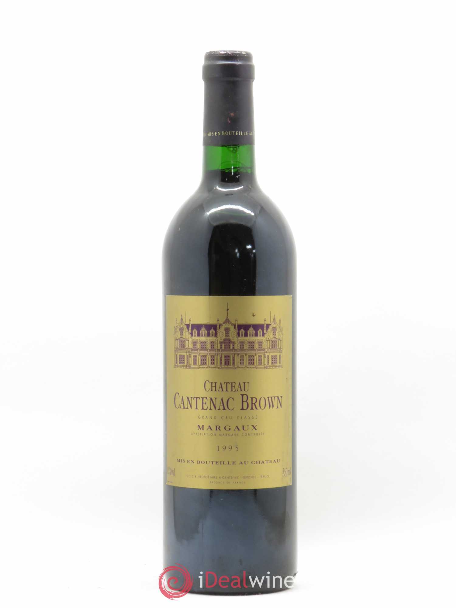 Château Cantenac Brown 3ème Grand Cru Classé 1995 - Lot de 1 bouteille - 0