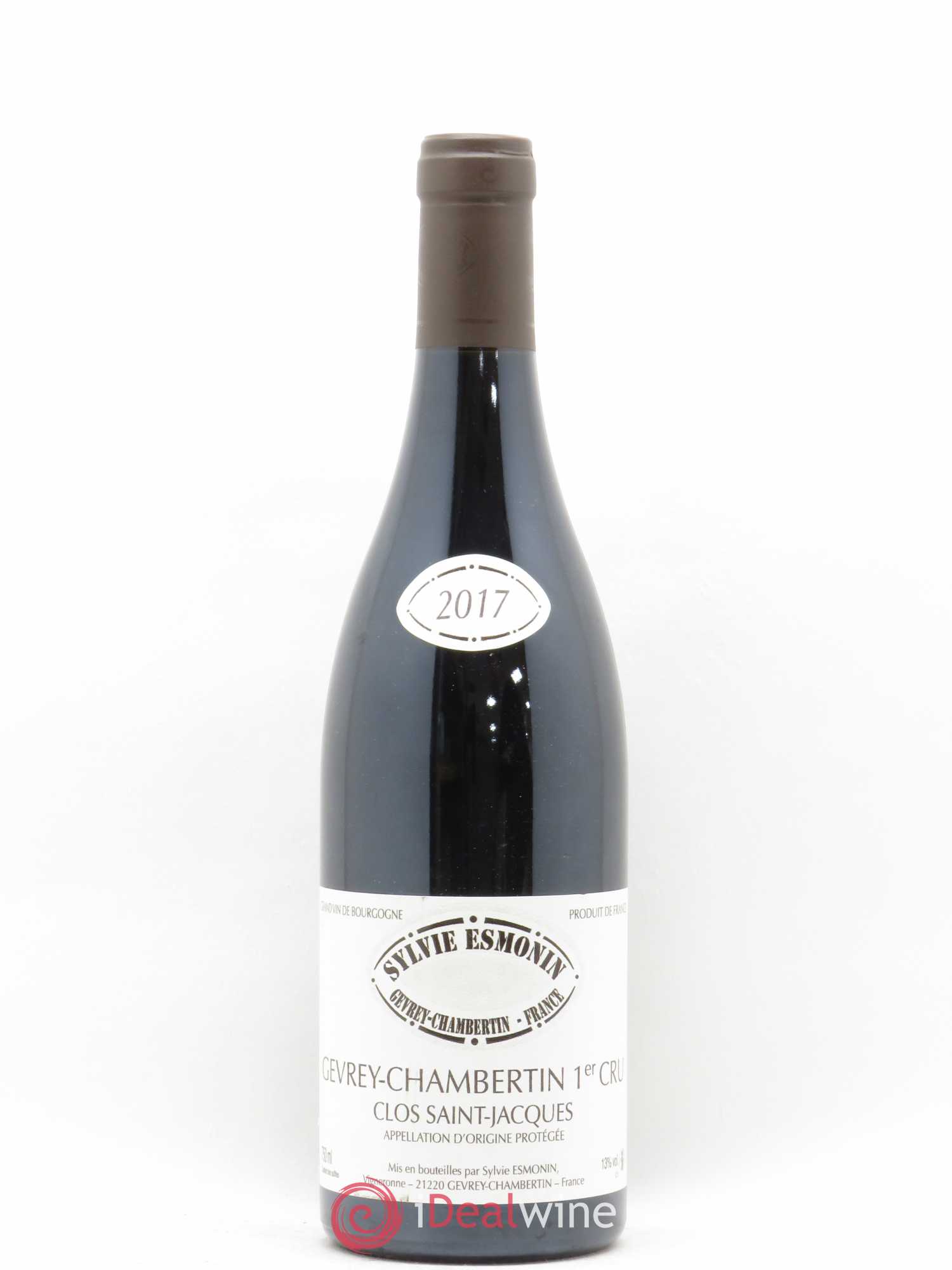 Gevrey-Chambertin 1er Cru Clos Saint Jacques Sylvie Esmonin 2017 - Lot de 1 bouteille - 0