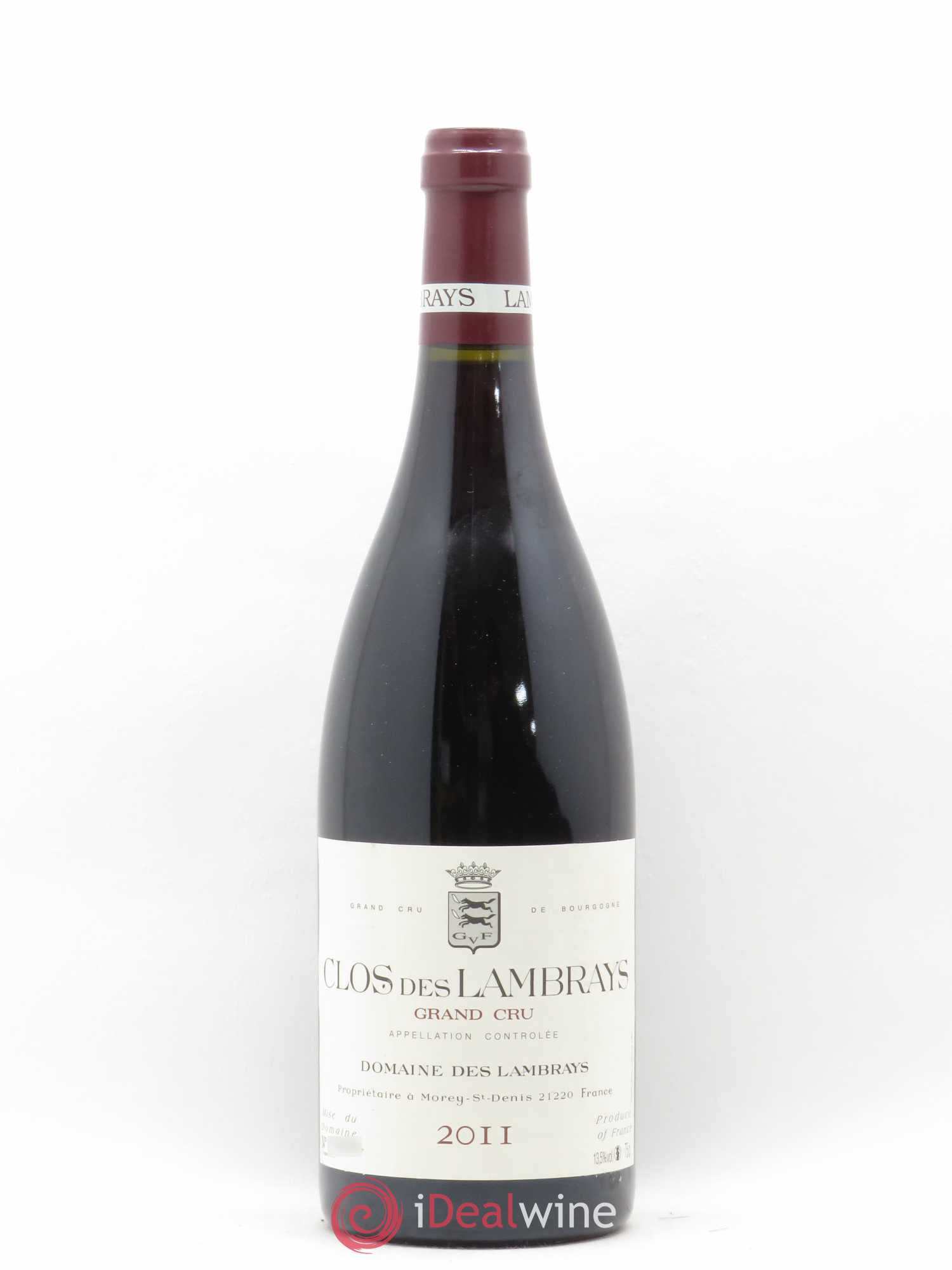 Clos des Lambrays Grand Cru Domaine des Lambrays 2011 - Lot de 1 bouteille - 0