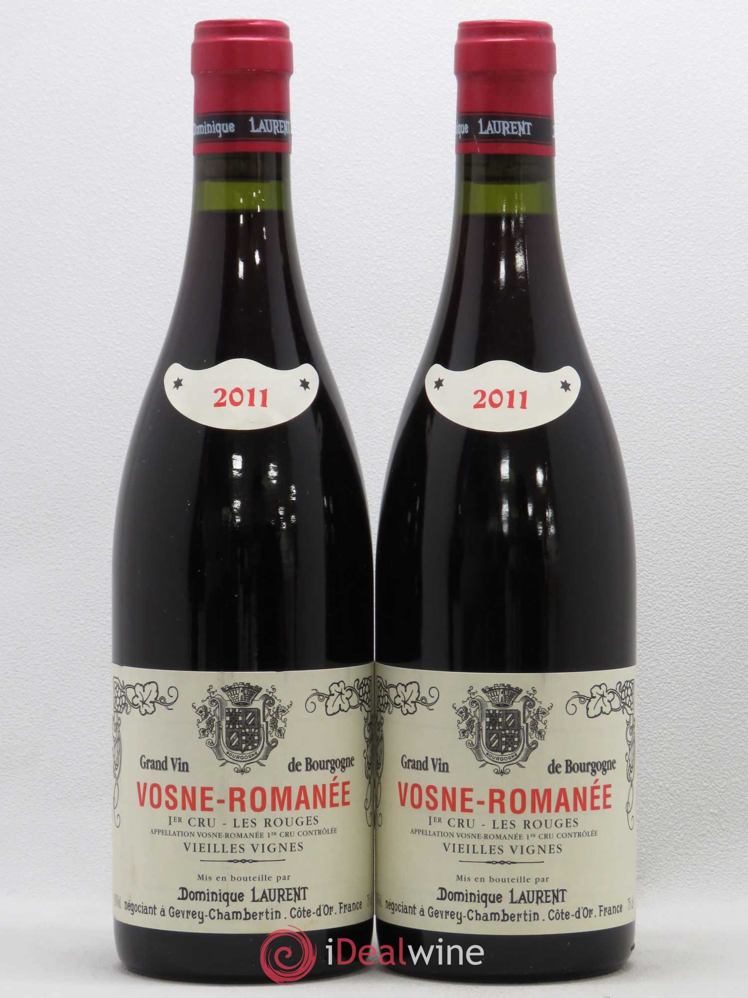 Vosne-Romanée 1er Cru Les Rouges Dominique Laurent 2011 - Lot de 2 bouteilles - 0