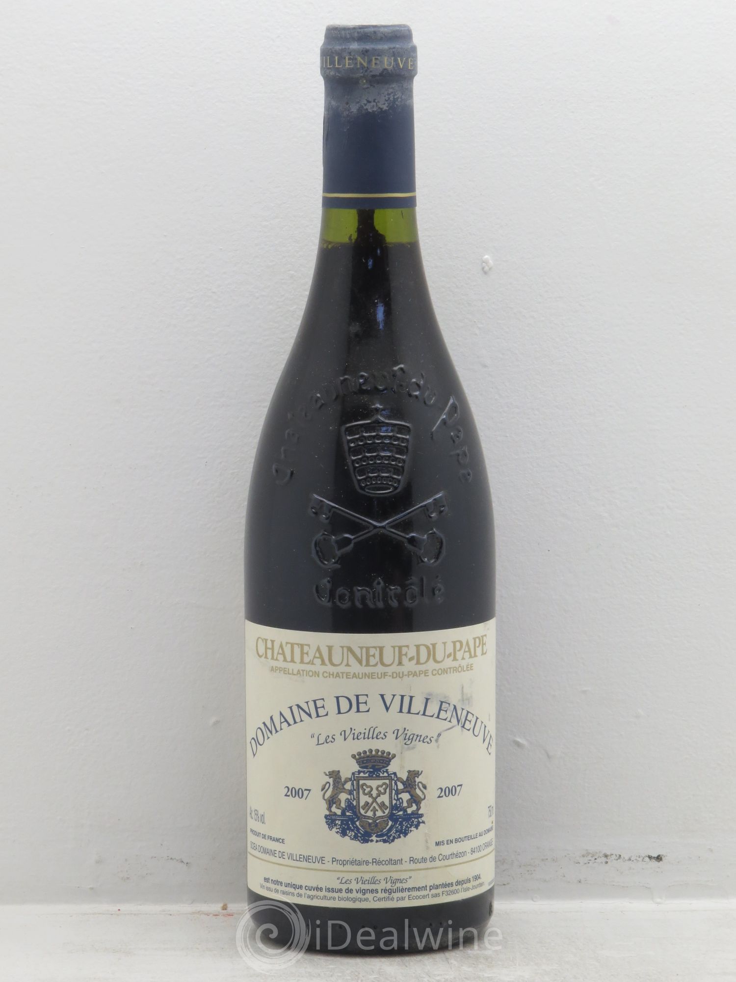 Châteauneuf-du-Pape 2007 - Posten von 1 Flasche - 0