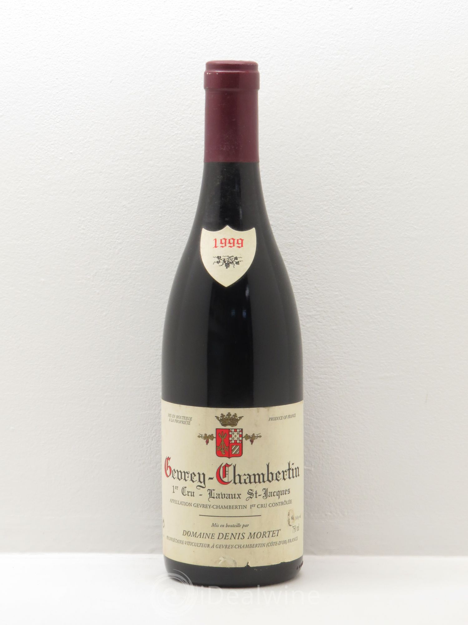 Gevrey-Chambertin 1er Cru Lavaux Saint Jacques Denis Mortet (Domaine) 1999 - Lot de 1 bouteille - 0